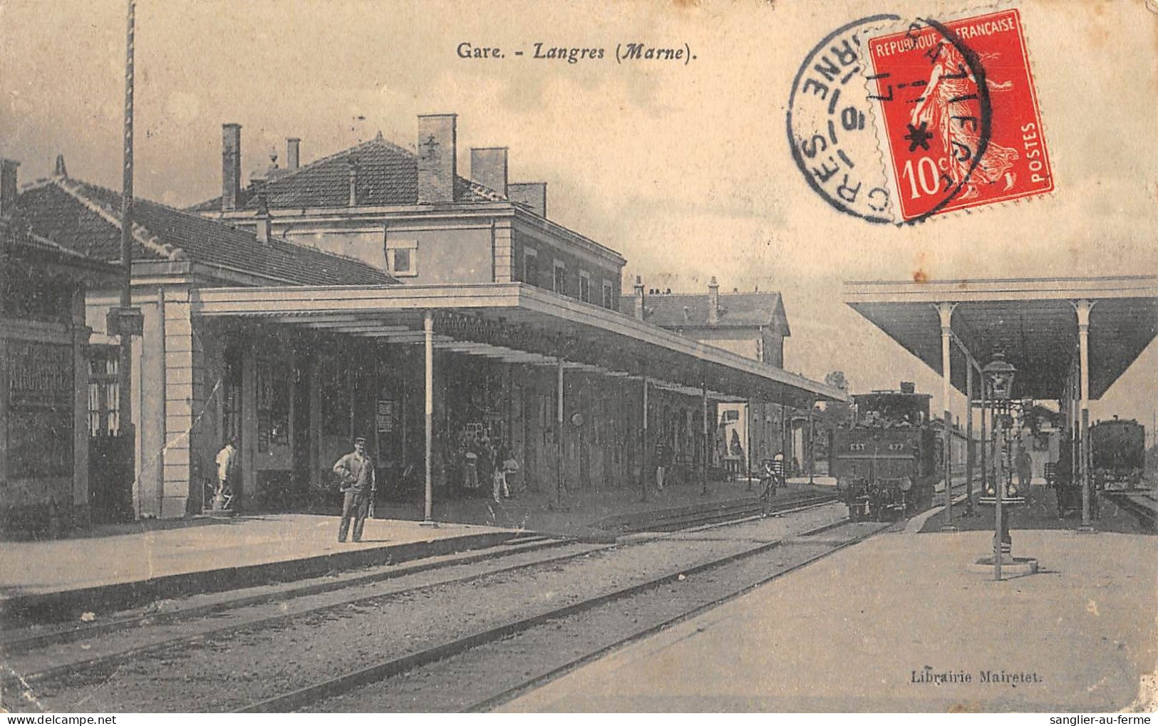 CPA 52 GARE / LANGRES / MARNE - Altri & Non Classificati