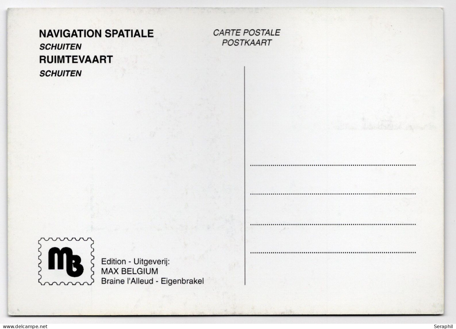 Carte Maximum B.D. Navigation Spatiale - Fr. Schuiten  - Oblit.: Charleroi - Timbre N° 2786 - 1998 - 1991-2000