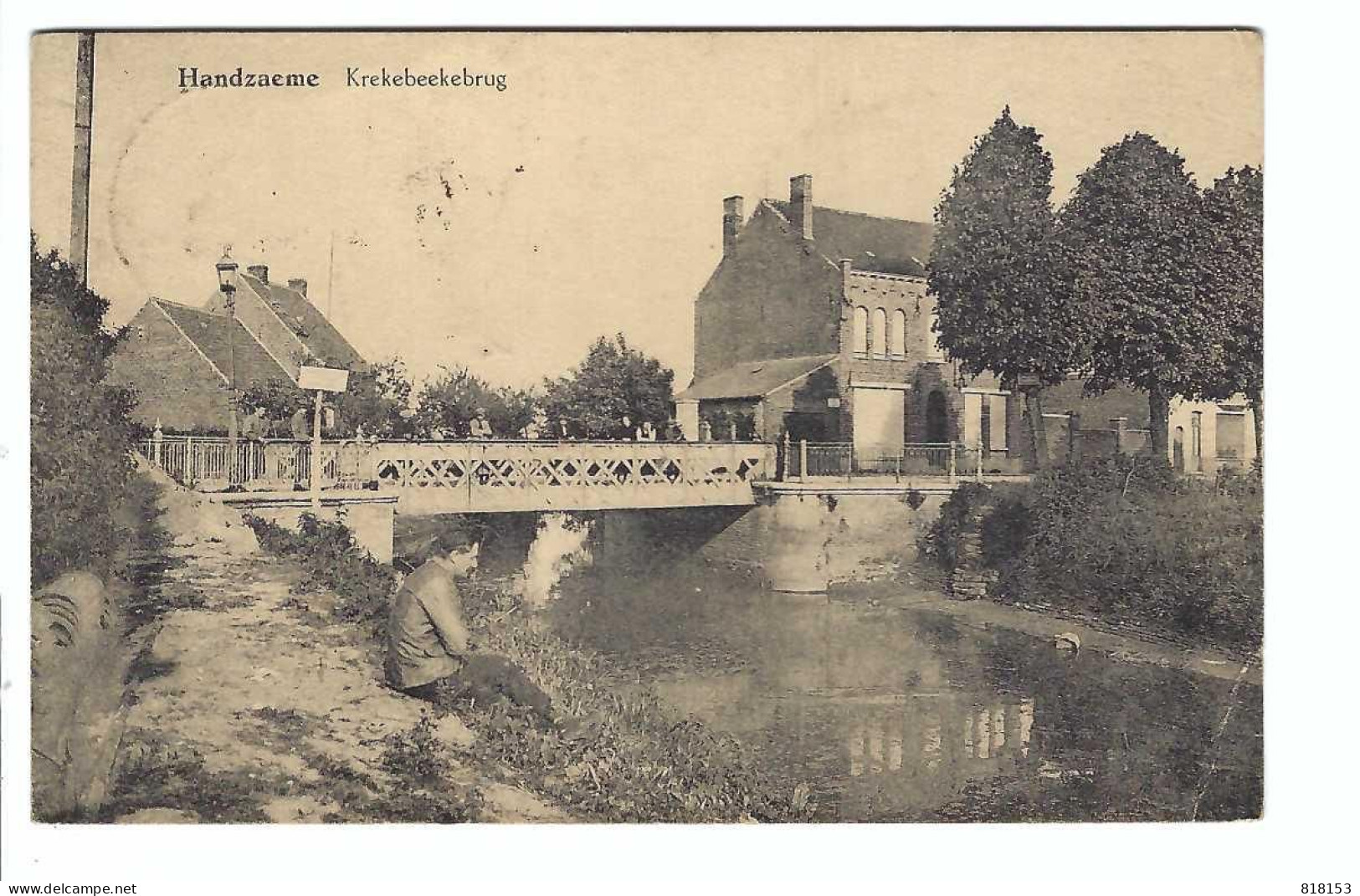 Handzame  Handzaeme  Krekebeekebrug 1926 - Kortemark