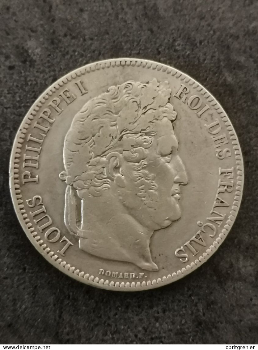 5 FRANCS ARGENT 1841 K BORDEAUX 1019748 EX. LOUIS PHILIPPE I DOMARD 2ème RETOUCHE FRANCE / SILVER - 5 Francs