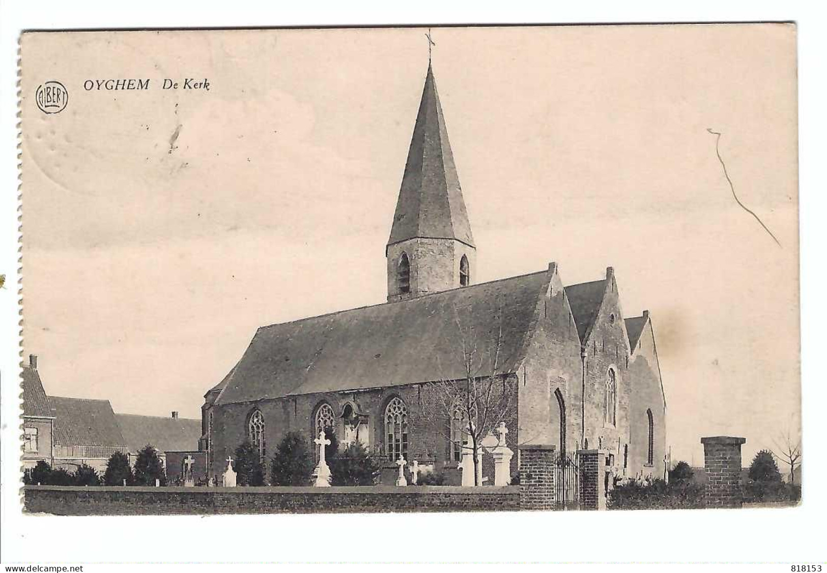 Ooigem    OYGHEM  De Kerk 1925 - Wielsbeke