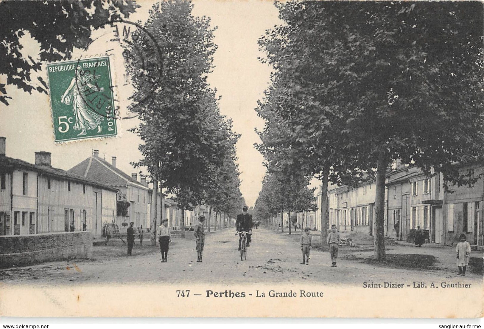 CPA 52 PERTHES / LA GRANDE ROUTE - Other & Unclassified