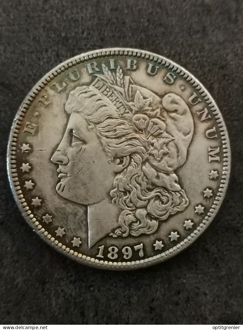 1 MORGAN DOLLAR 1897 PHILADELPHIE ARGENT USA / SILVER - 1878-1921: Morgan