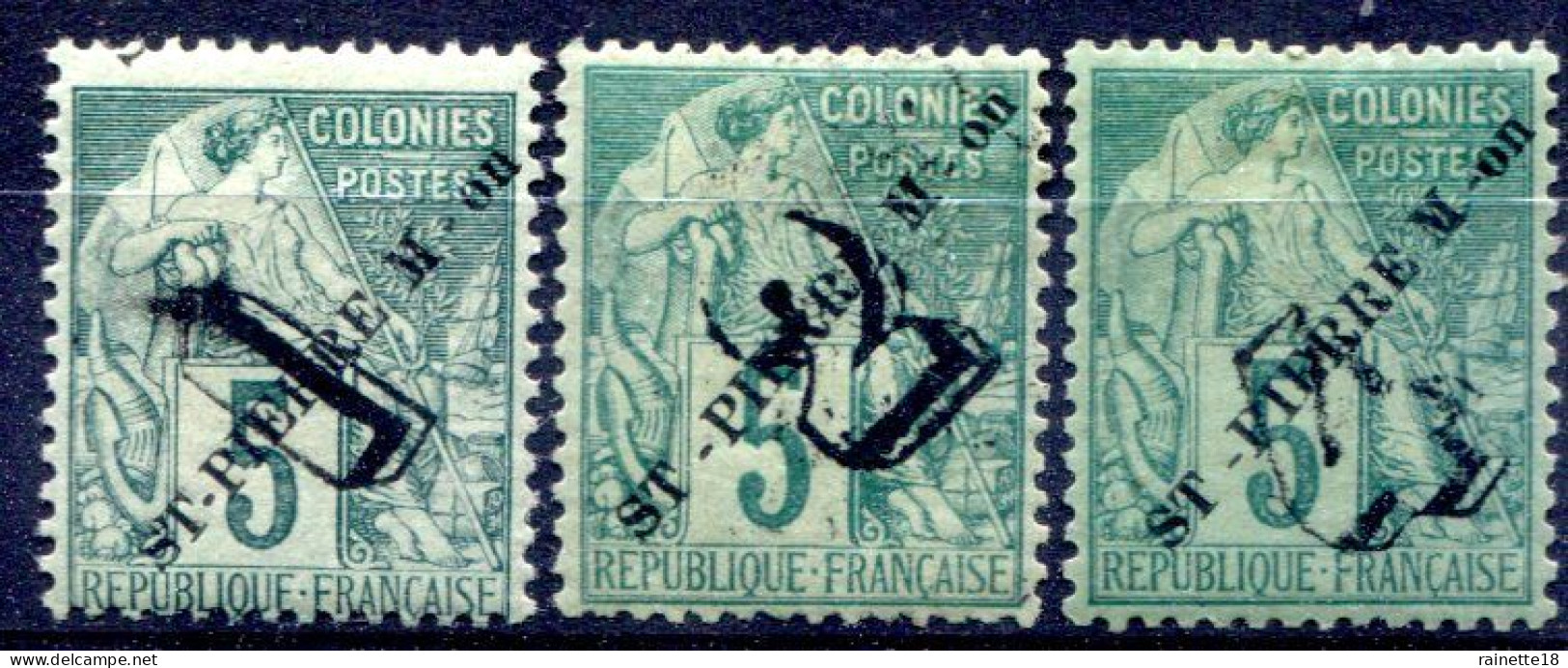 Saint-Pierre Et Miquelon      48/50 * - Unused Stamps