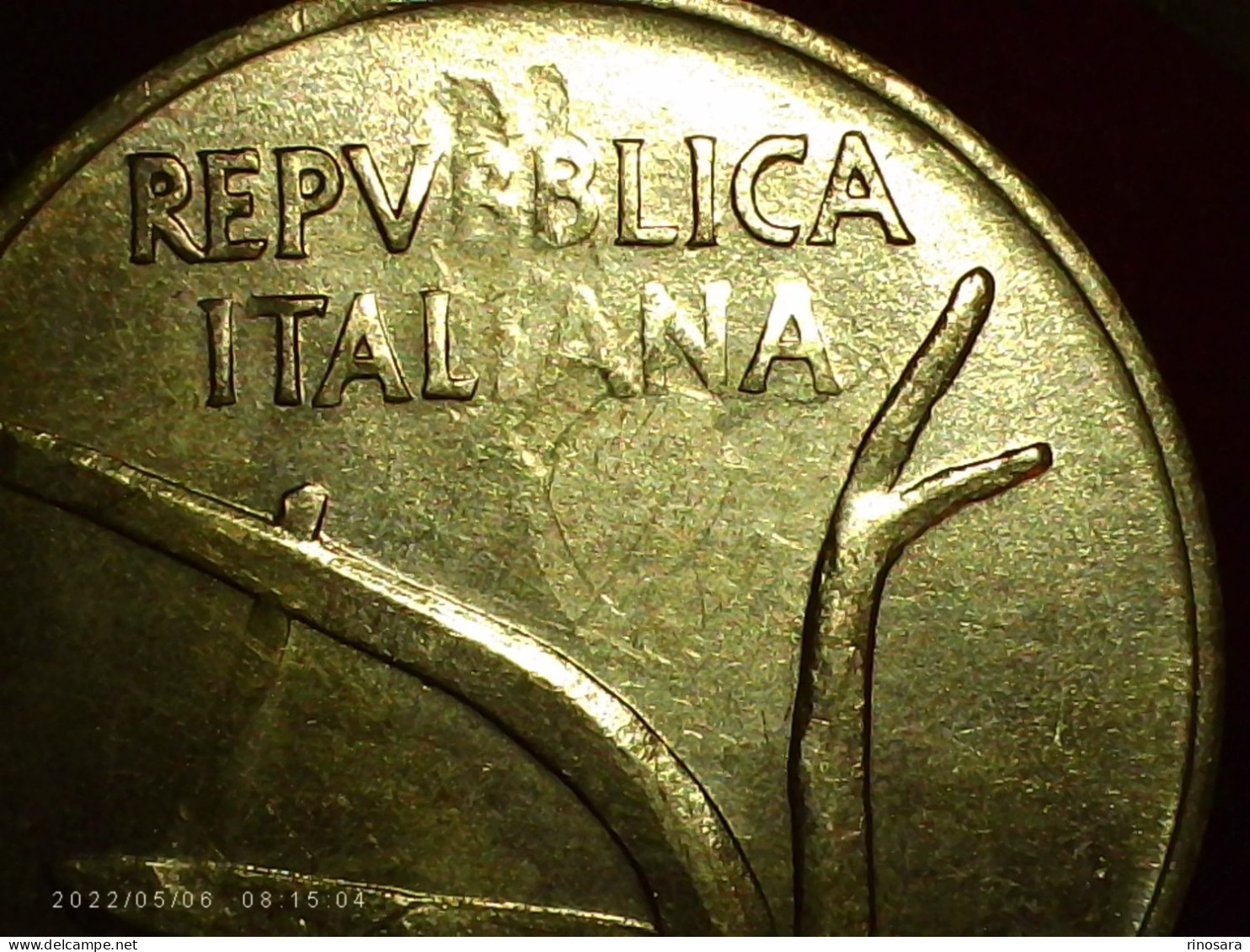 Errore Di Conio 10 Lire 1980 Repubblica Italiana - Variëteiten En Curiosa