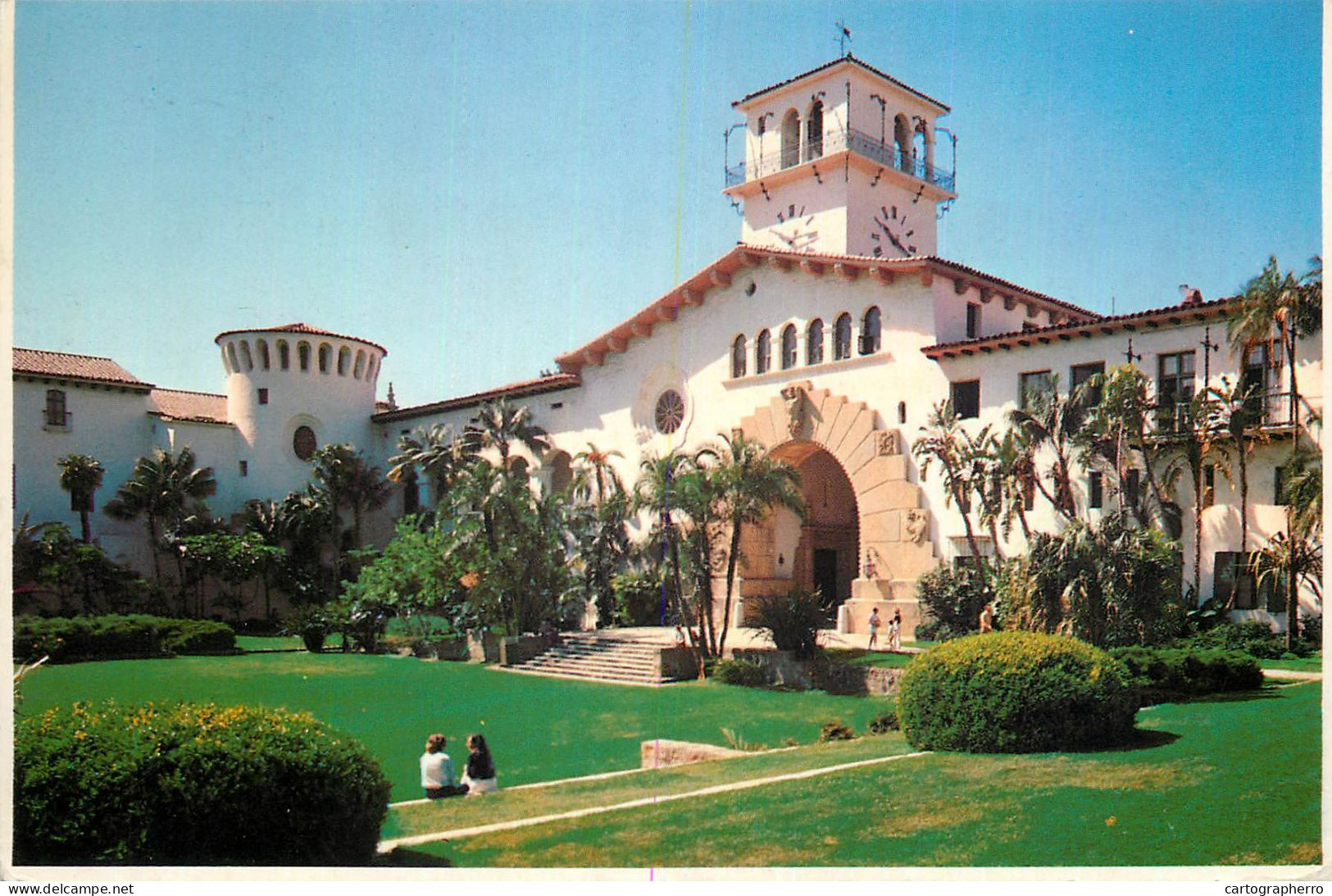 USA Santa Barbara CA Sunken Gardens - Santa Barbara