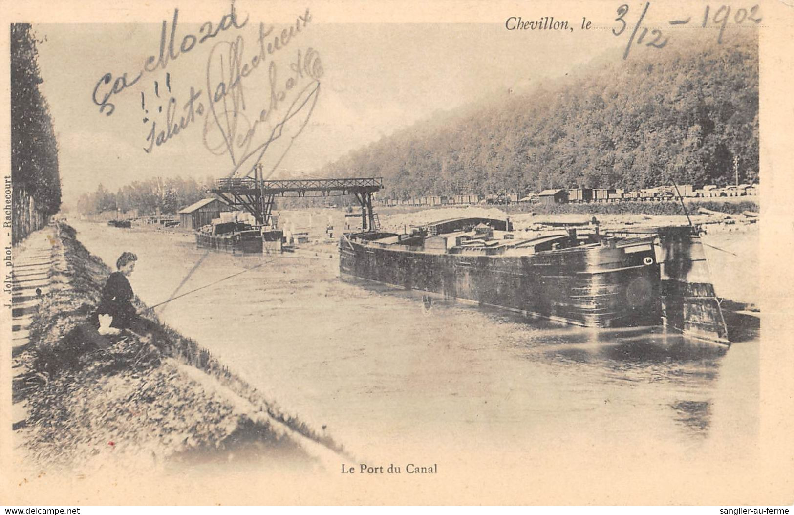 CPA 52 CHEVILLON / LE PORT DU CANAL - Altri & Non Classificati