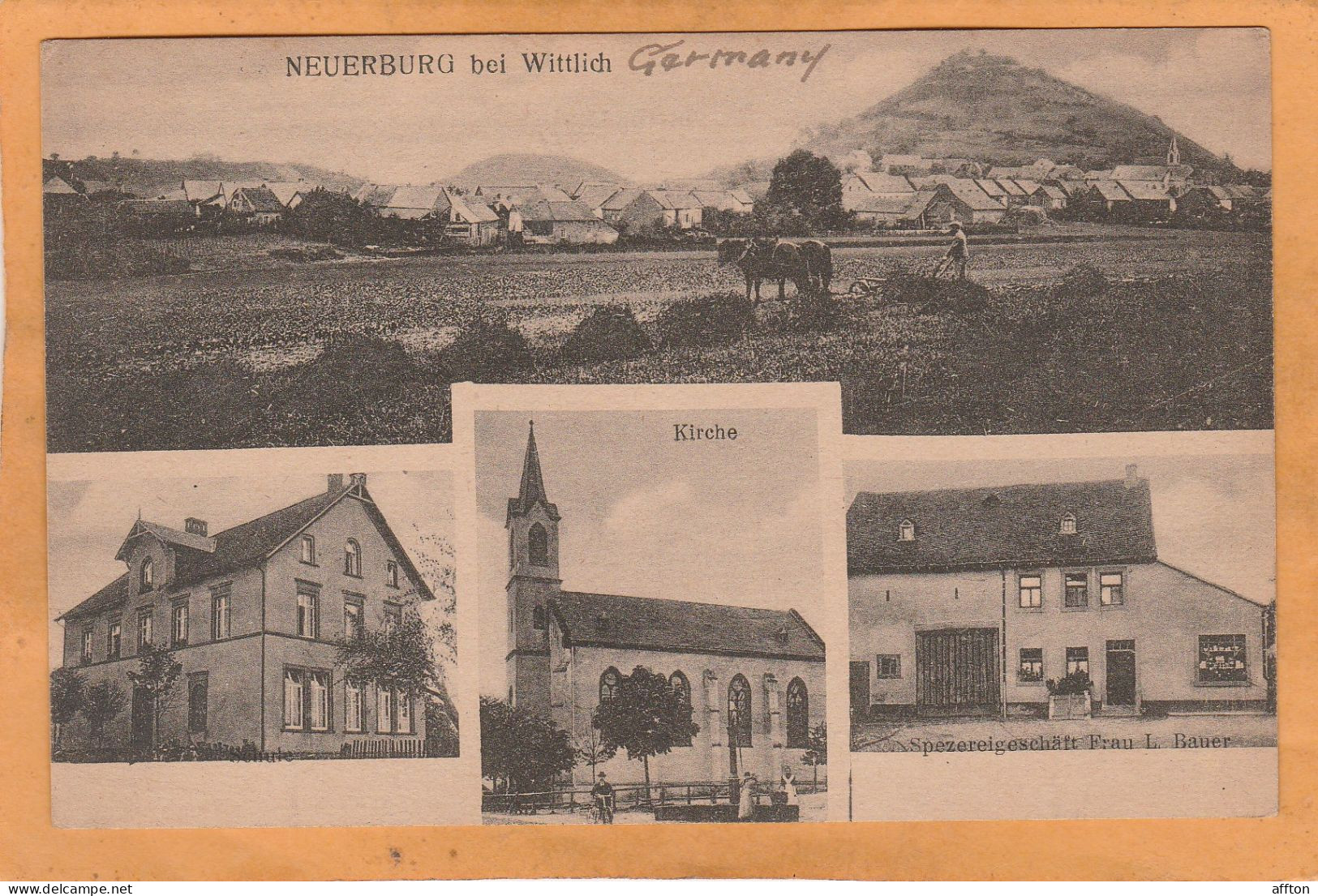 Neuerburg Bei Wittlich Germany 1910 Postcard - Wittlich
