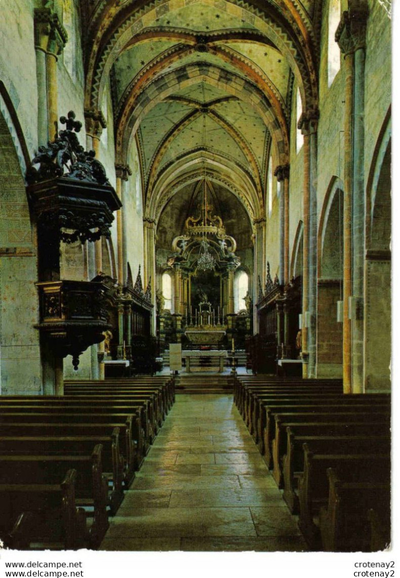 Suisse Saint Ursanne Intérieur De La Collégiale N°13686 Chaire Et Choeur VOIR DOS - Saint-Ursanne