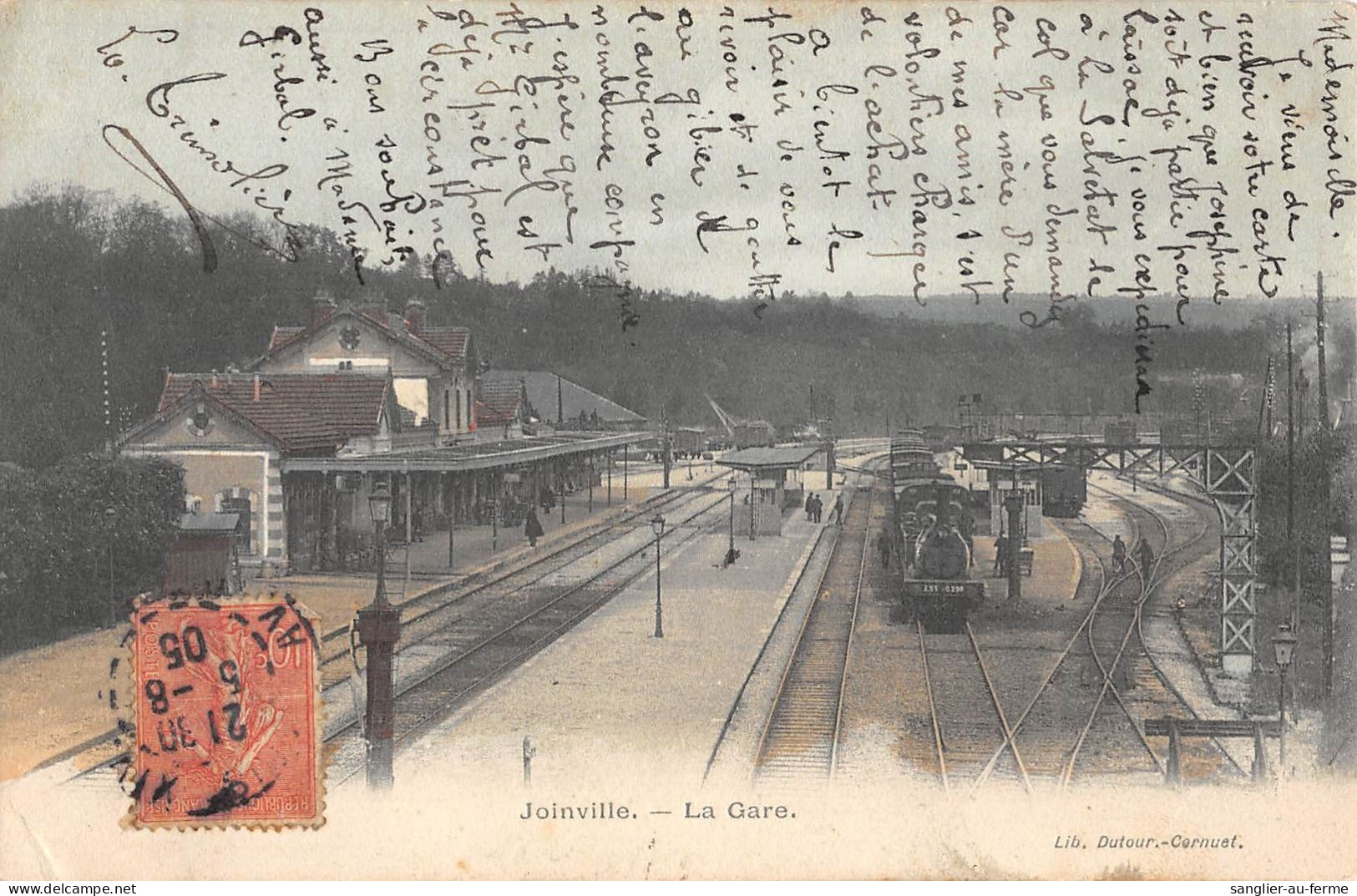 CPA 52 JOINVILLE / LA GARE / TRAIN - Joinville