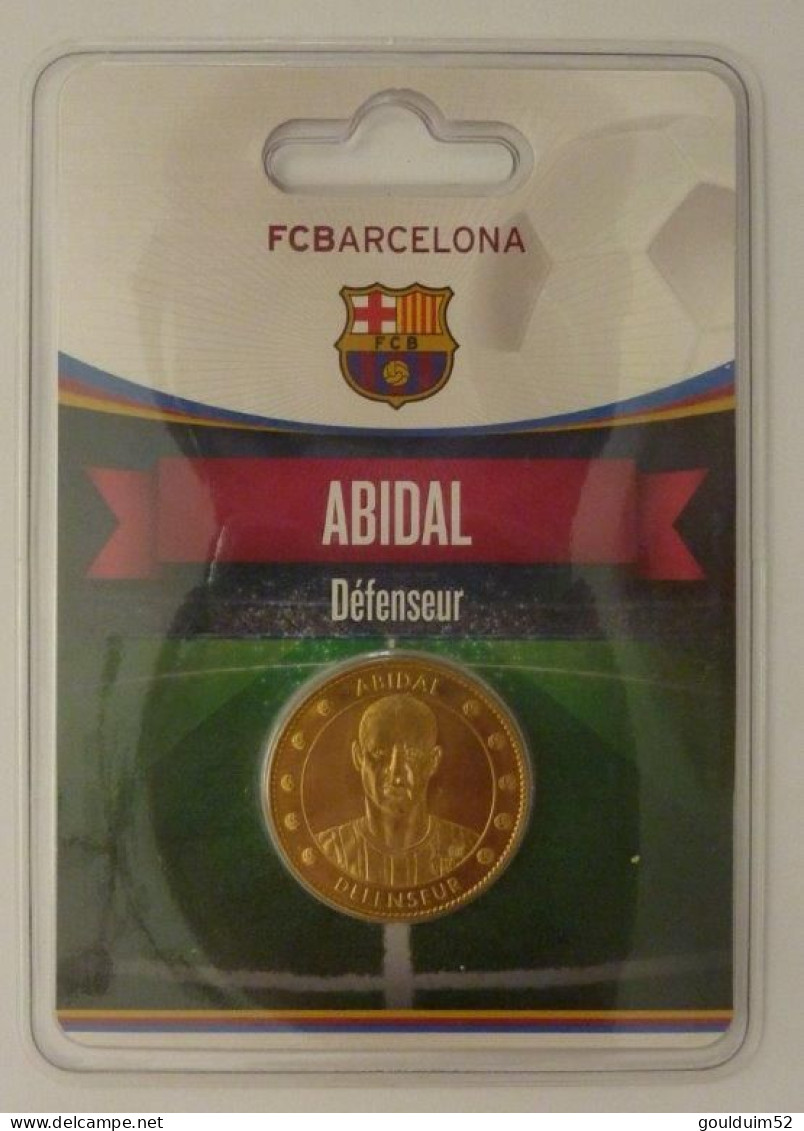 Jeton De FCBarcelona : Abidal - Professionnels/De Société