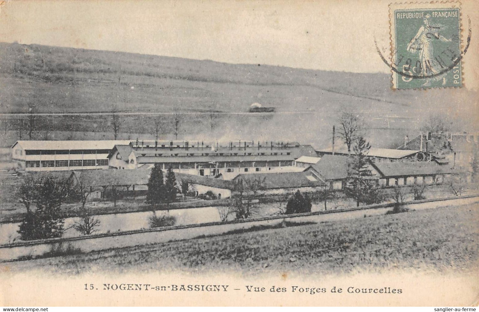 CPA 52 NOGENT EN BASSIGNY / VUE DES FORGES DE COURCELLES - Sonstige & Ohne Zuordnung