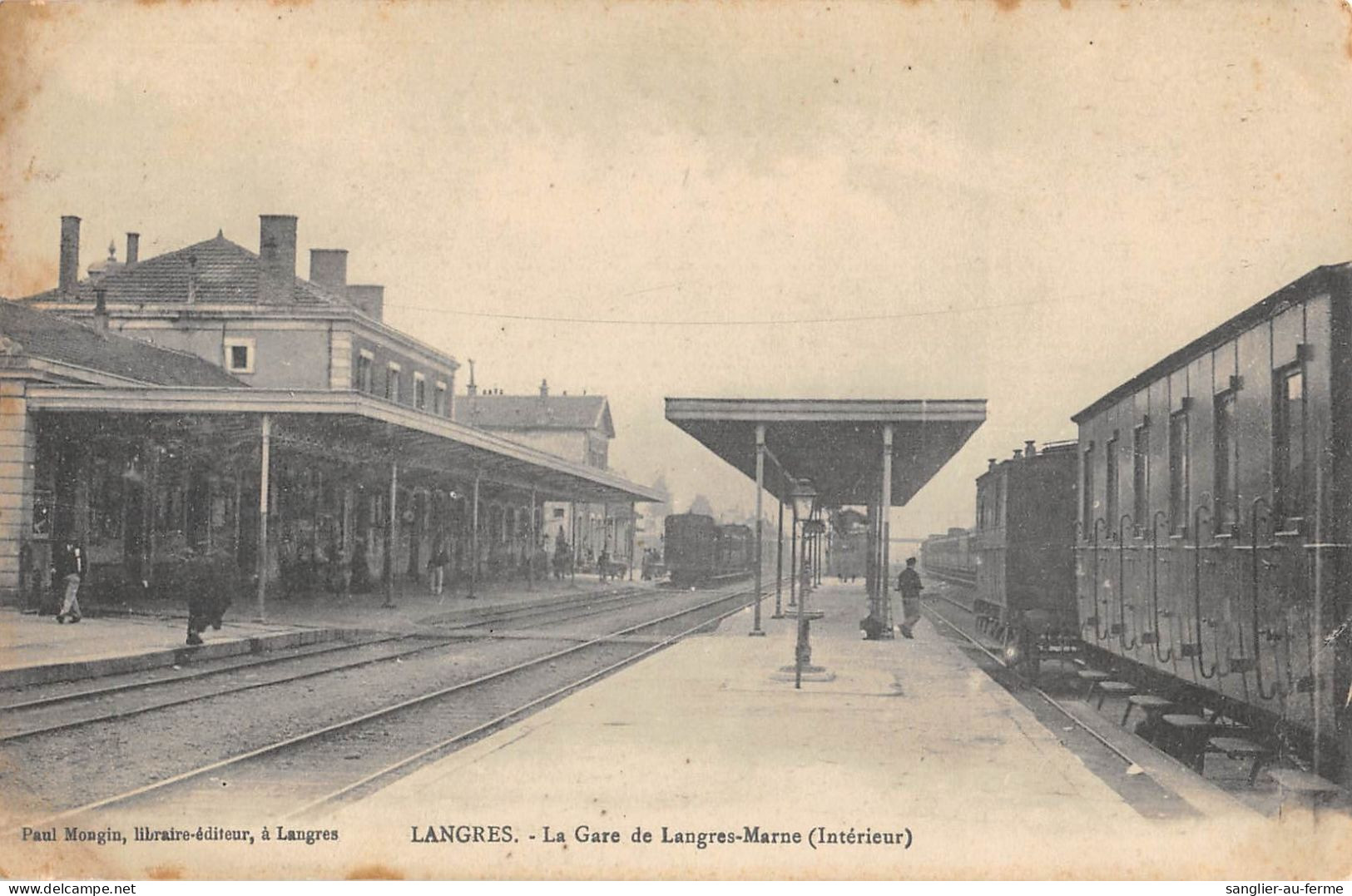 CPA 52 LANGRES / GARE DE LANGRES MARNE / INTERIEUR - Langres