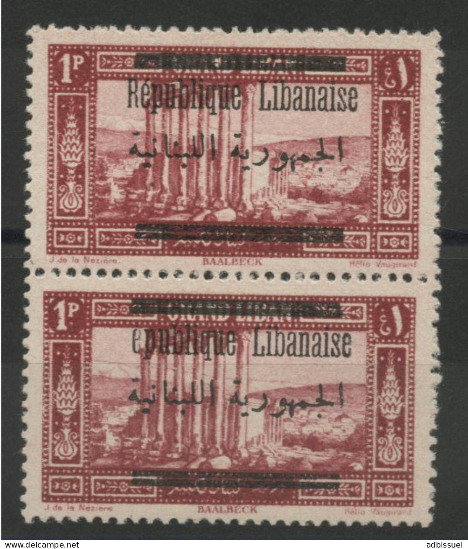 GRAND LIBAN N° 100 Ca VARIETE Sans R à République Tenant à Normal COTE 70 € Neuf ** (MNH) - Unused Stamps