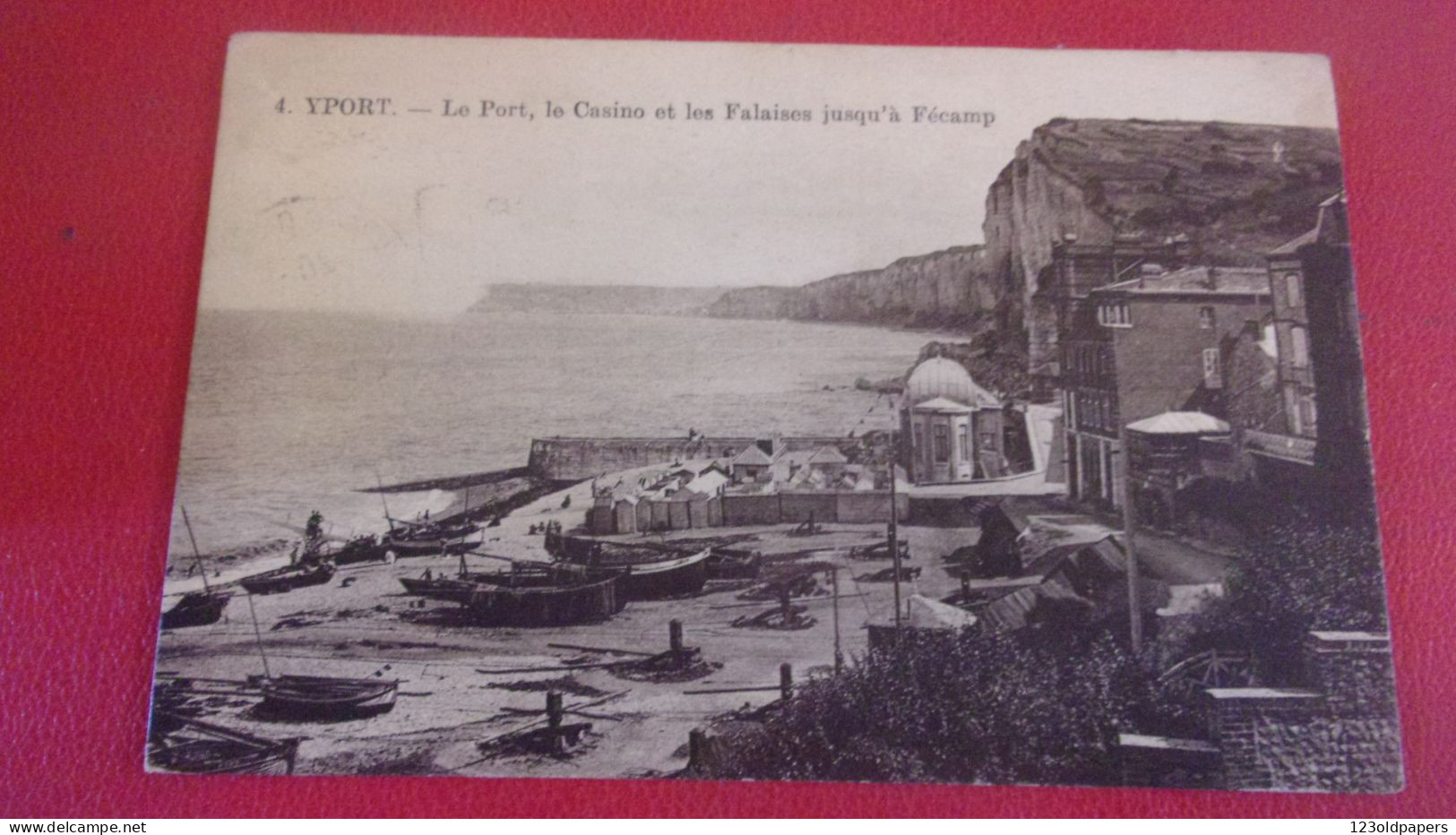 YPORT LE PORT CASINO FALAISES JUSQU A FECAMP 1933 - Yport