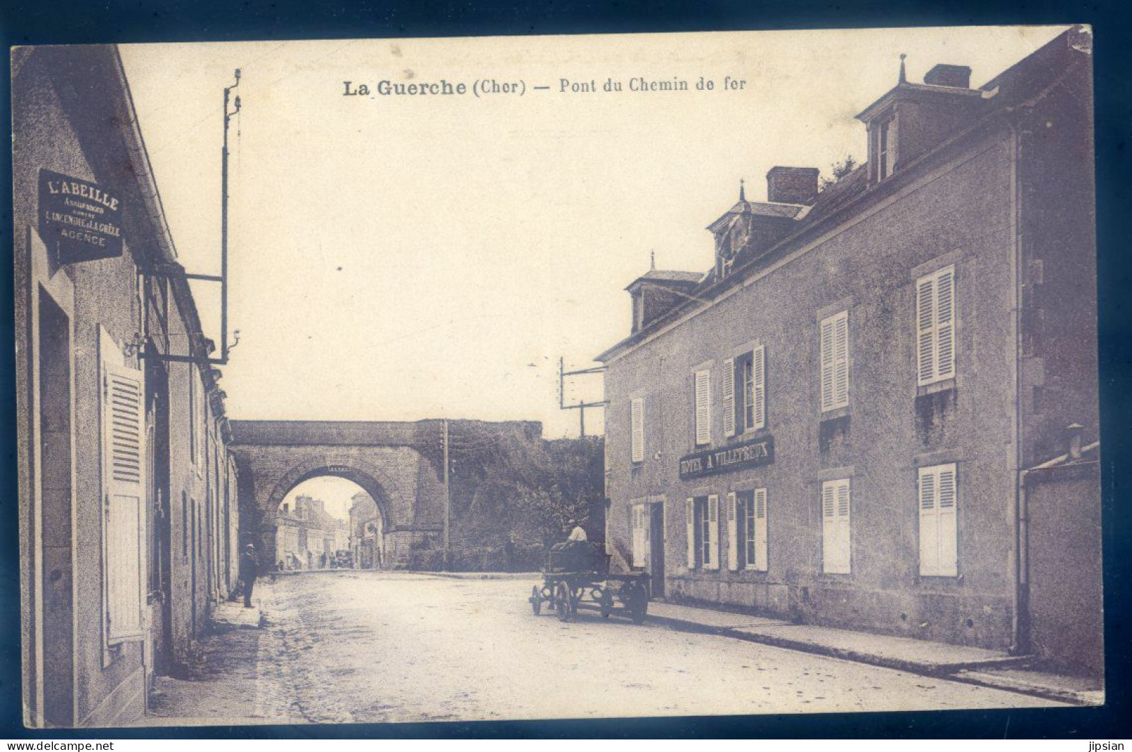 Cpa Du 18 La Guerche -- Pont Du Chemin De Fer JUI23-28 - La Guerche Sur L'Aubois