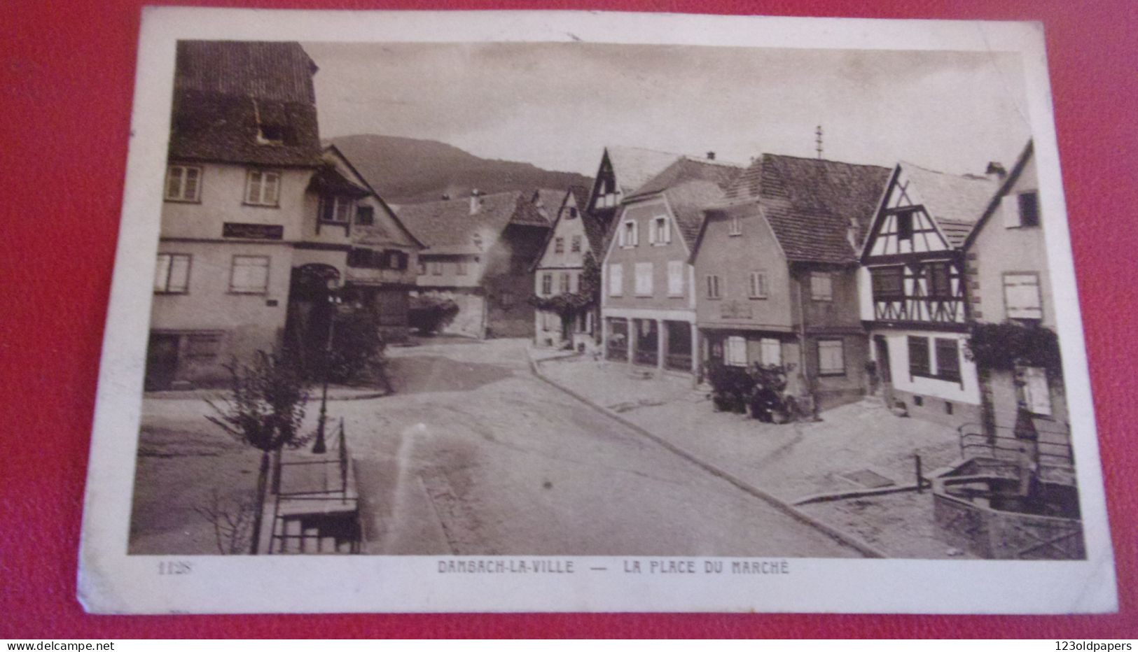 67 DAMBACH LA PLACE DU MARCHE 1947 - Dambach-la-ville