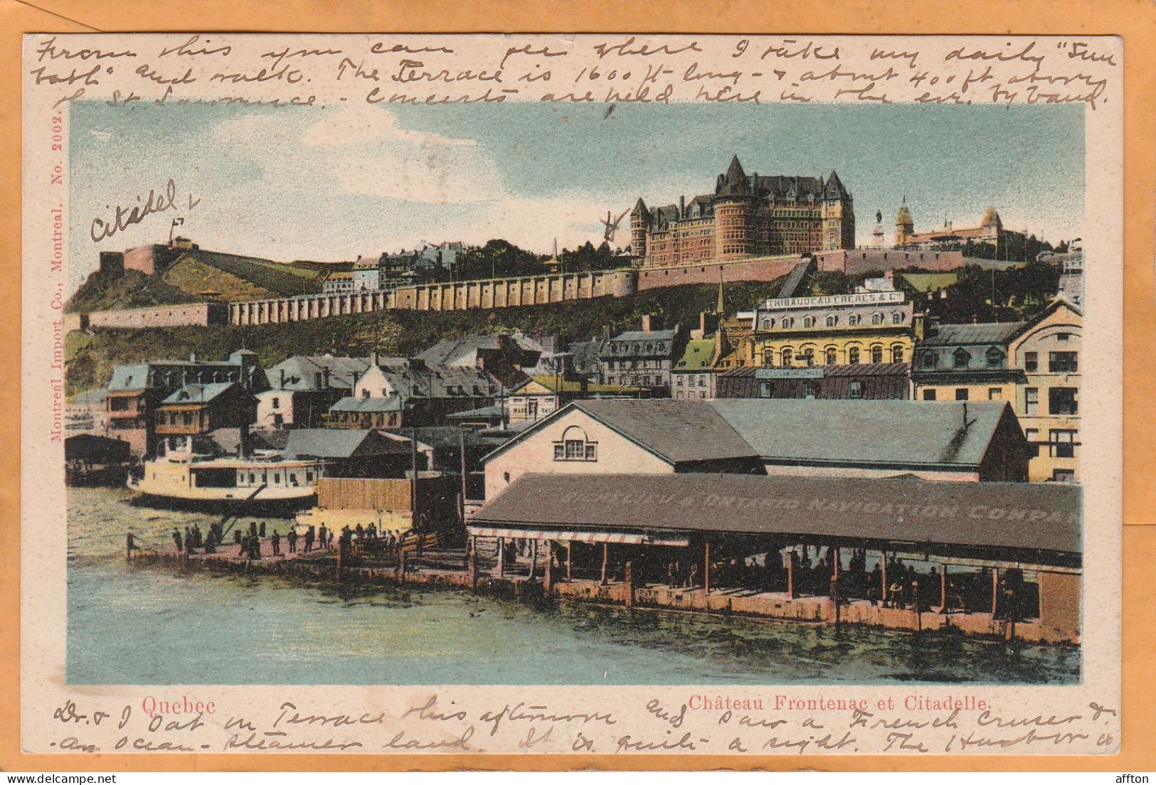 Quebec Canada Old Postcard - Québec - La Cité