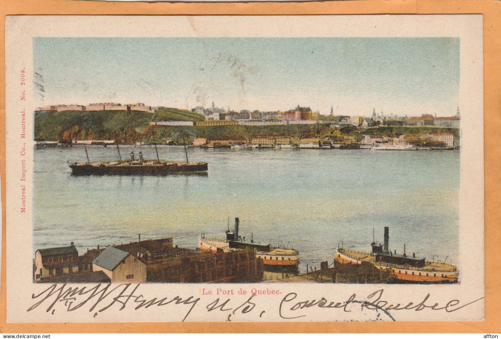 Quebec Canada Old Postcard - Québec - La Cité