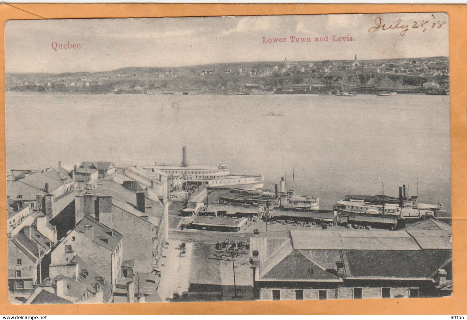 Quebec Canada Old Postcard - Québec - La Cité