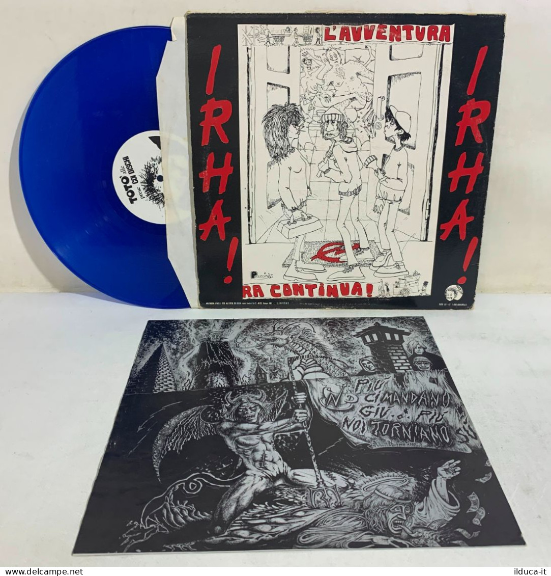 32492 LP 33 Giri - Irha - La Festa è Finita...l'avventura Continua - Label Blu - Andere - Italiaans