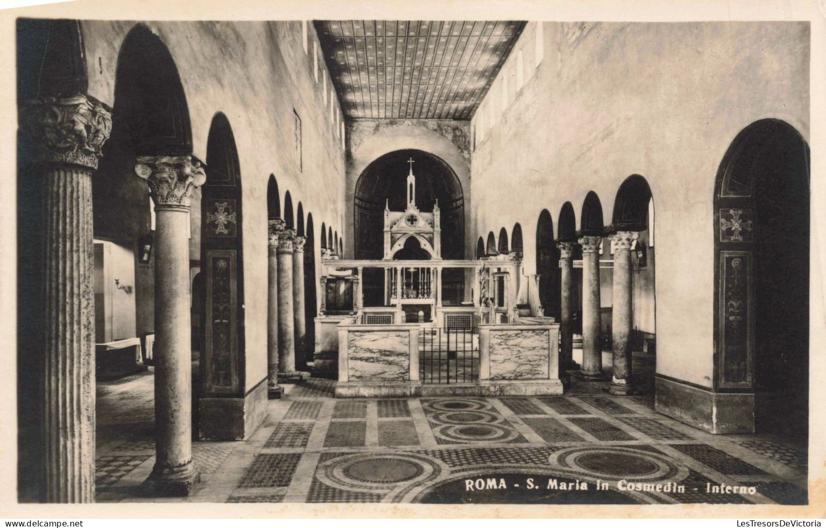 ITALIE - Roma - S Maria In Cosmedin - Interno - Carte Postale Ancienne - Kerken