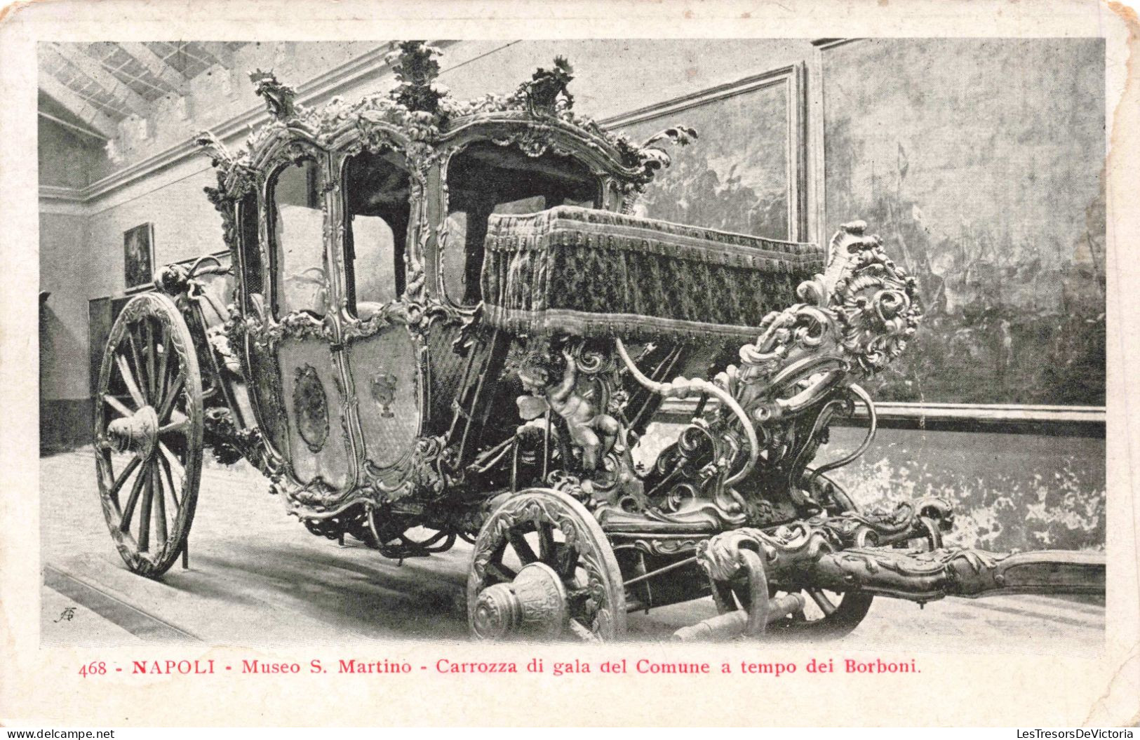 ITALIE - Napoli - Museo S Marthino - Carrozza Di Gala Del Comune A Tempo Dei Borboni - Carte Postale Ancienne - Napoli (Neapel)