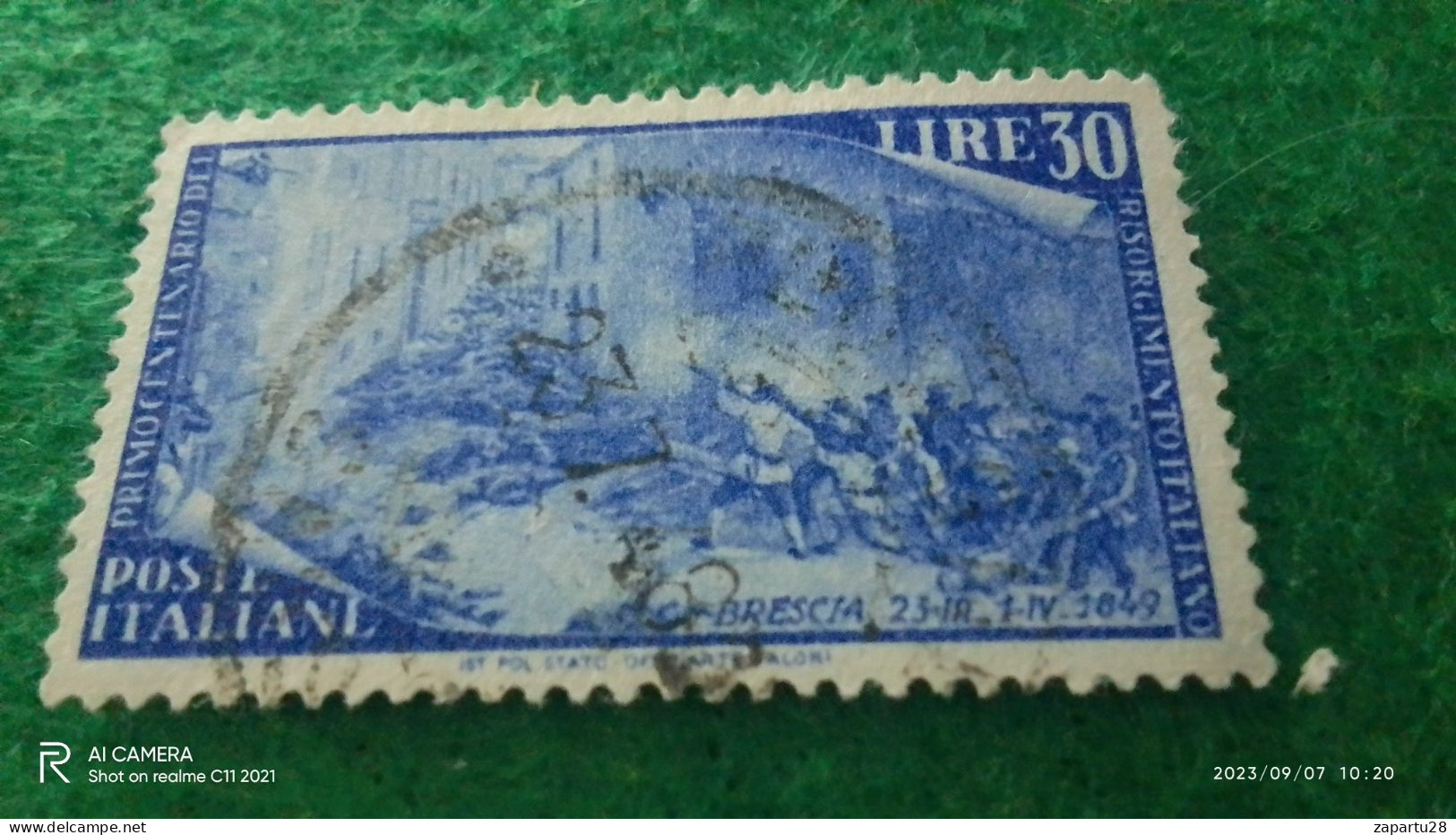 ıTALYA-1944-1946    30 LİRE      USED - Correo Aéreo