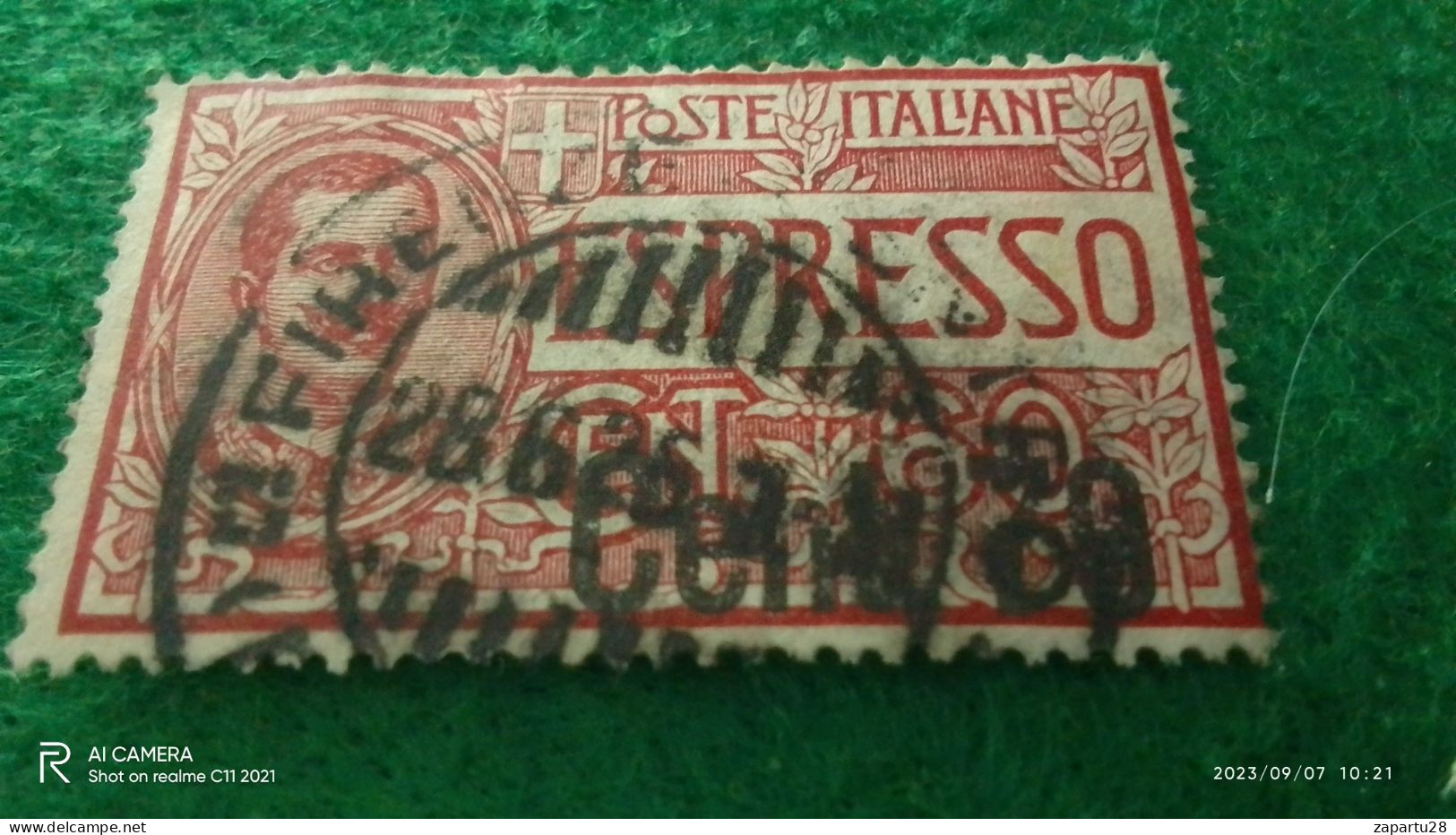 ıTALYA-1944-1946    60 CENT     USED - Poste Aérienne