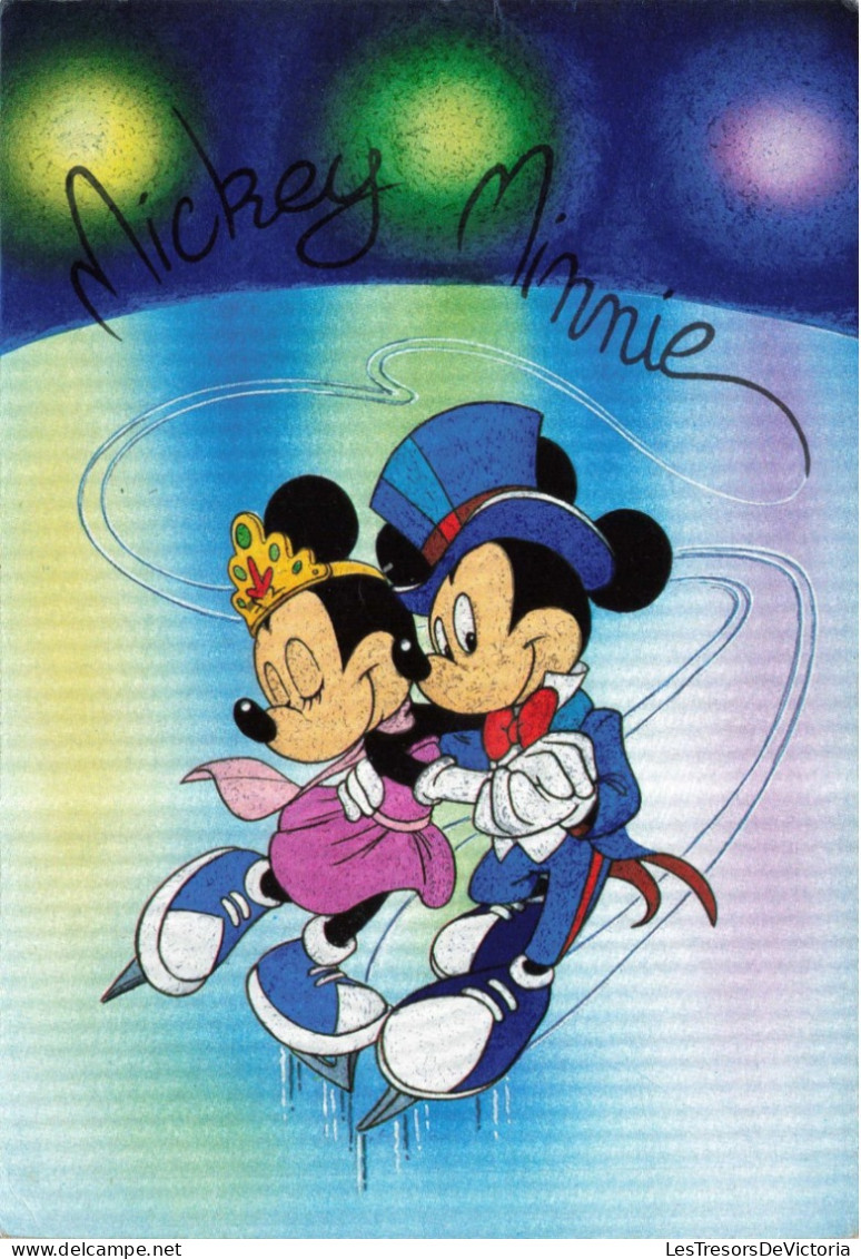 DISNEY - Disneyworld - Collection Les Couleurs Magiques - Mickey - Minnie - Carte Postale - Disneyworld