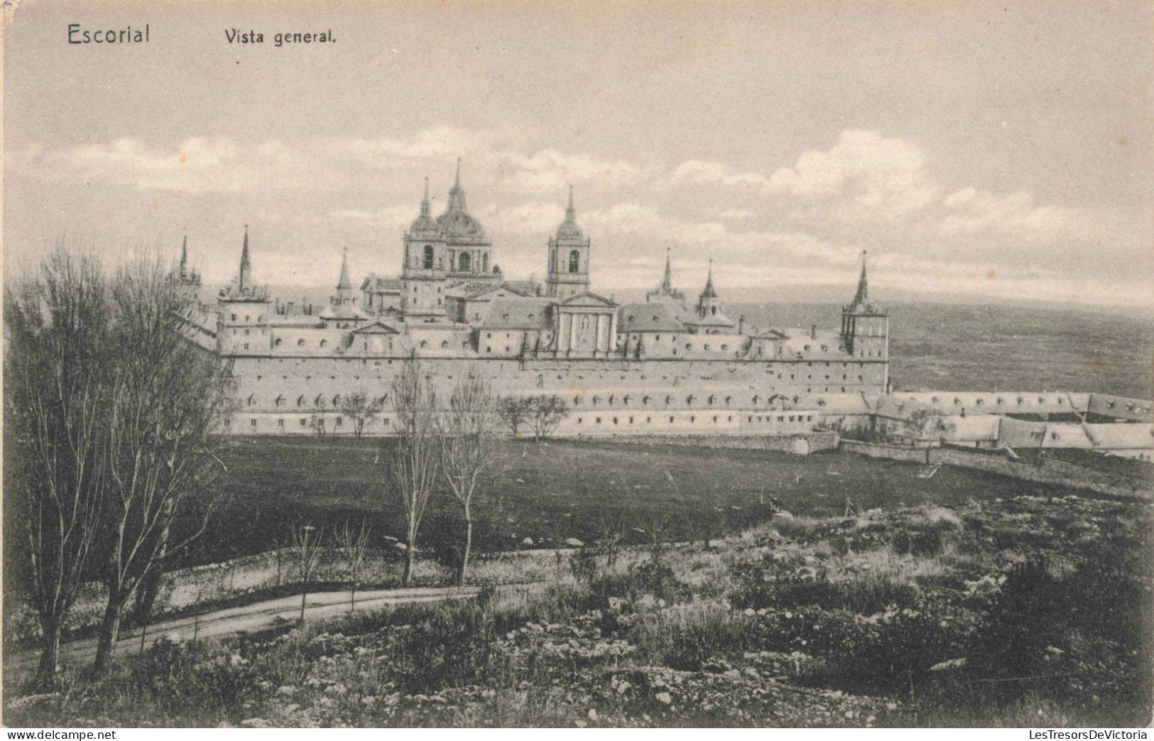 ESPAGNE - Escorial - Vista General - Carte Postale Ancienne - Madrid