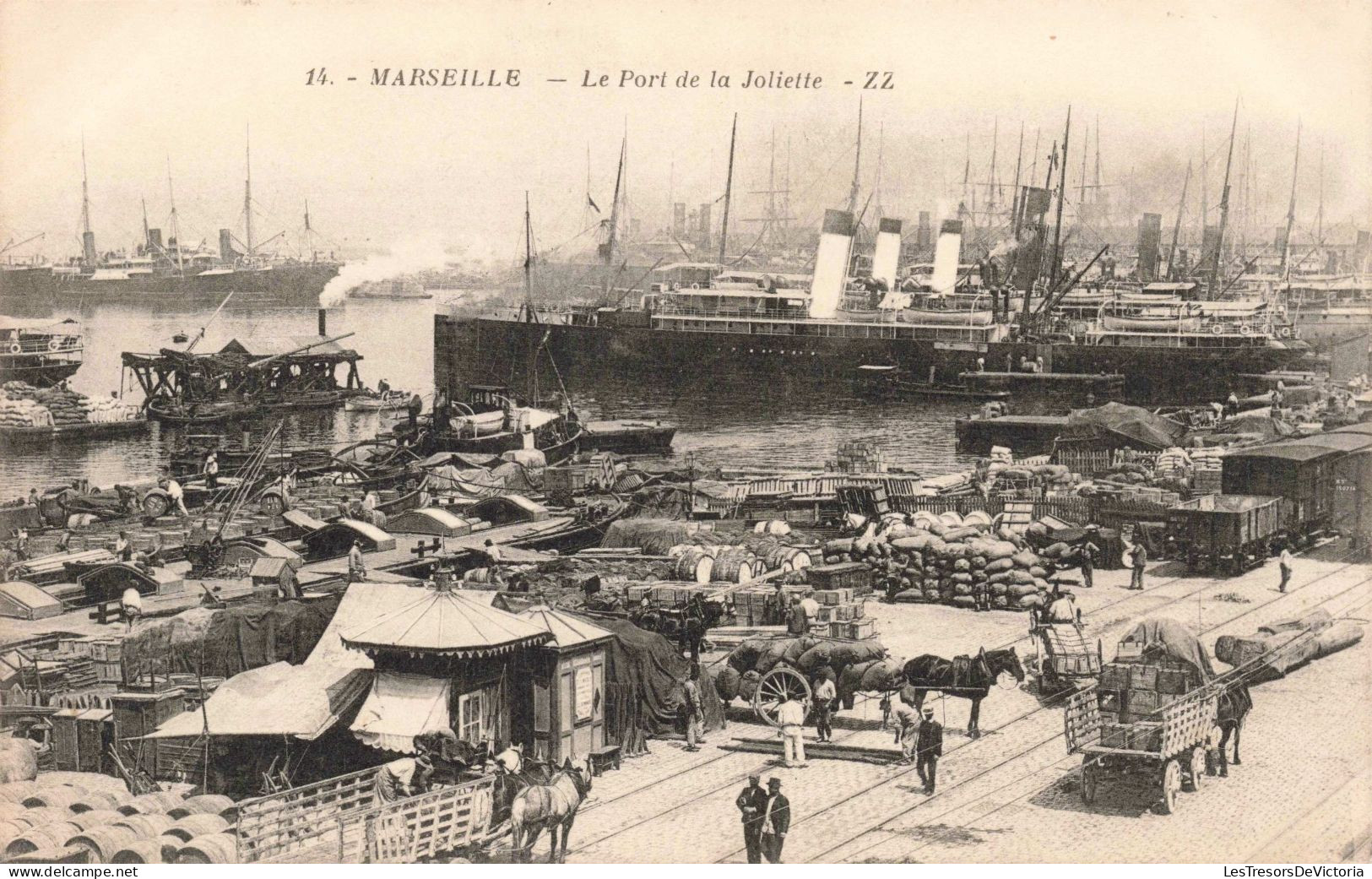 FRANCE - Marseille - Le Port De La Joliette - ZZ - Carte Postale Ancienne - Joliette, Hafenzone