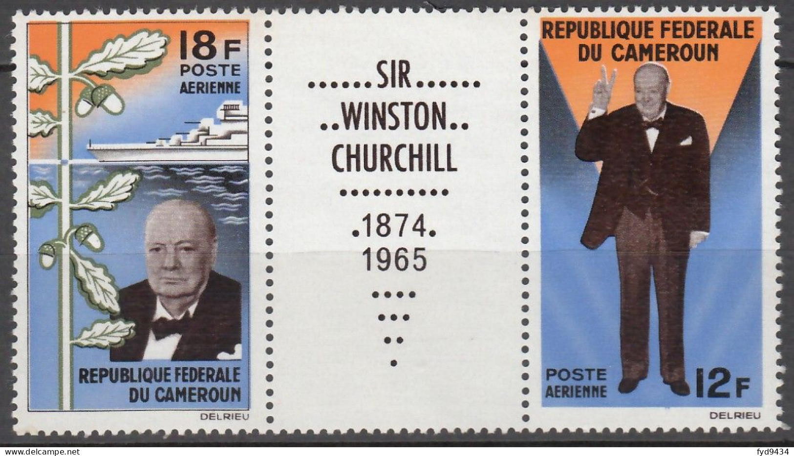 PA N° 67 A Du Cameroun - X X - ( E 1303 ) - Sir Winston Churchill