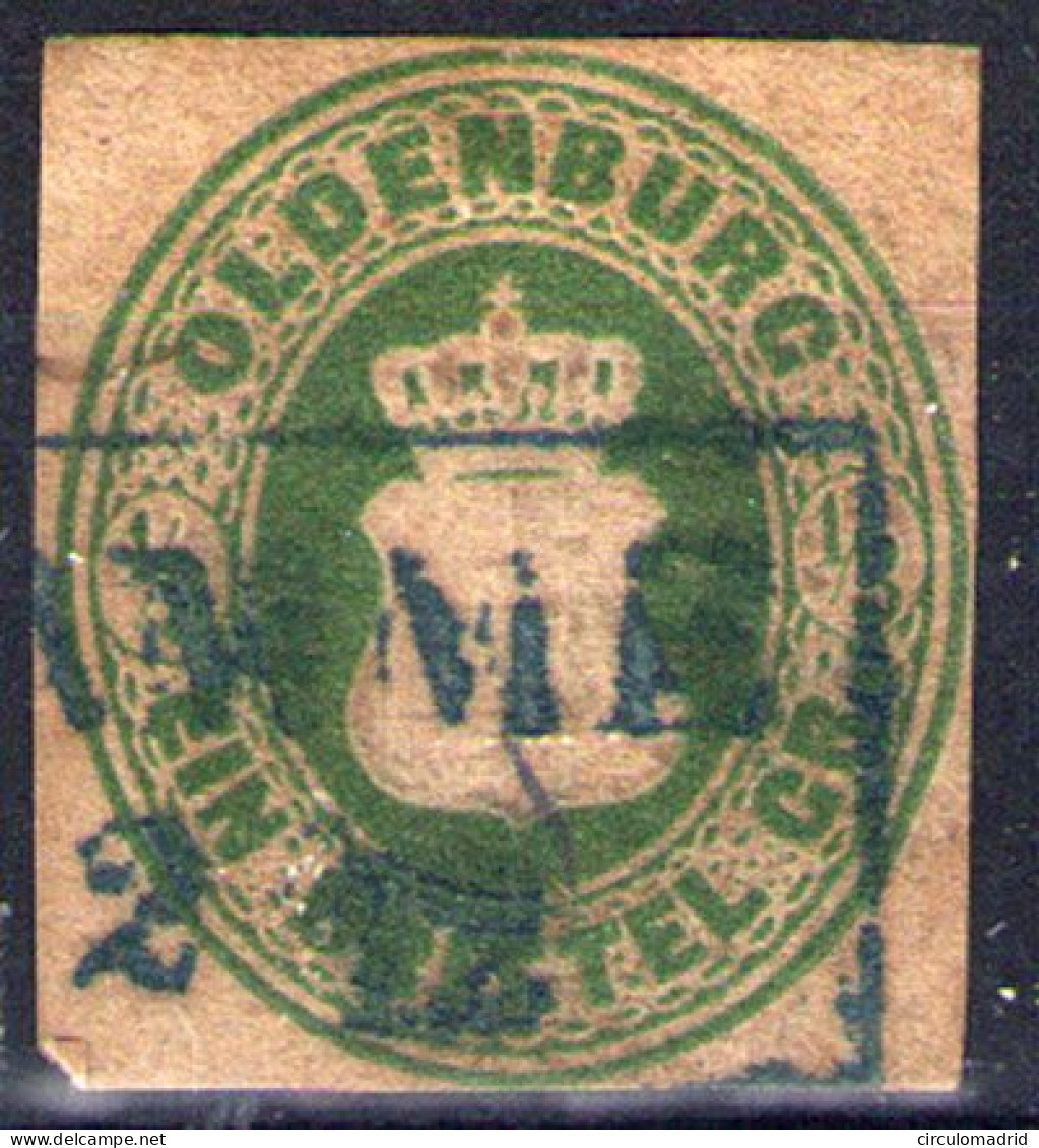 Alemania (Oldenburg)  Nº 15.  Año 1862 - Oldenbourg