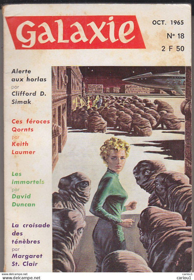 C1 GALAXIE # 18 1965 SIMAK Keith LAUMER RETIEF Margaret ST CLAIR Judith MERRIL Port Inclus France - Opta