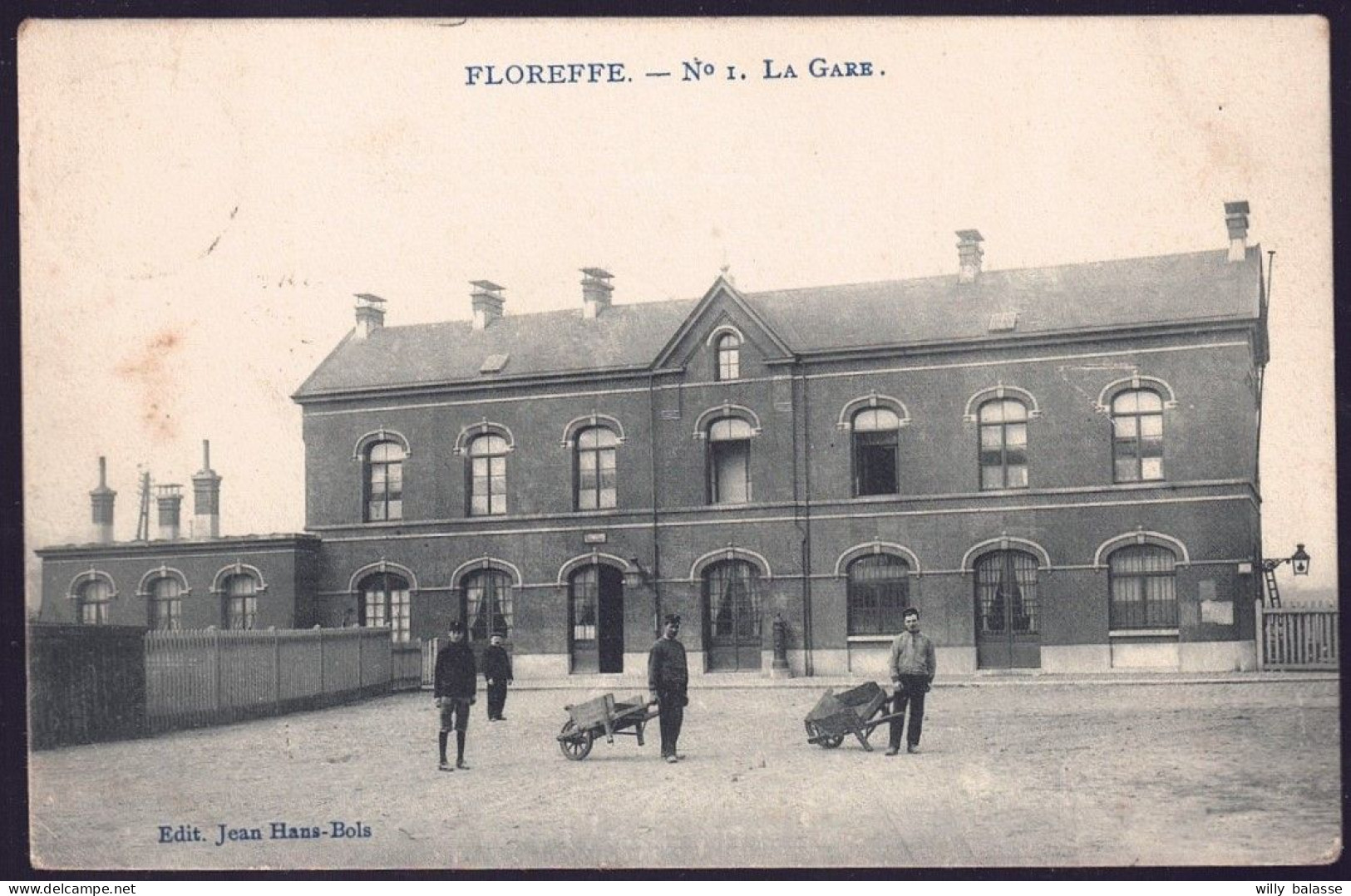 +++ CPA - FLOREFFE - La Gare - Carte Animée - 1908  // - Floreffe