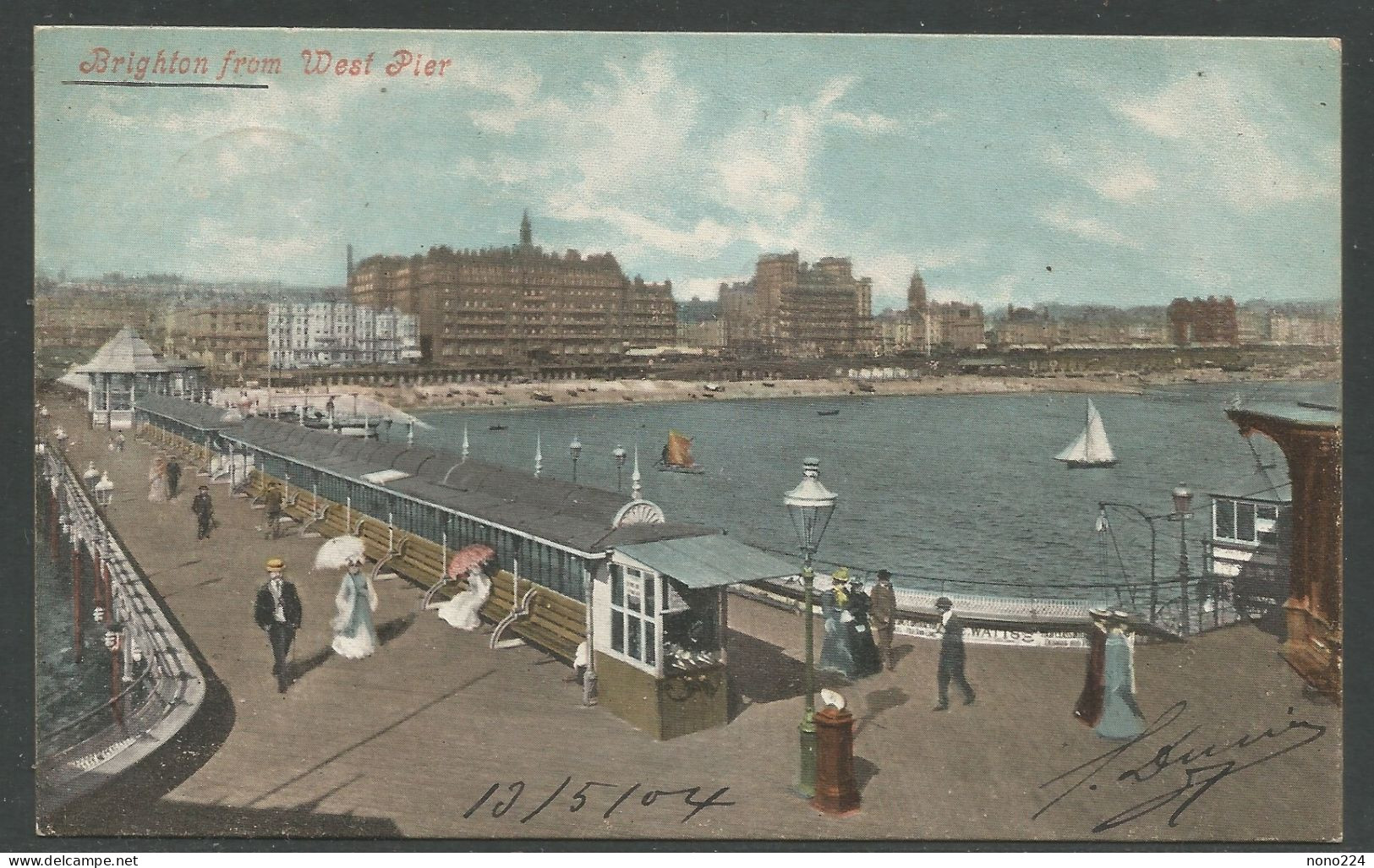 Carte P De 1904 ( Brighton From West Pier ) - Brighton