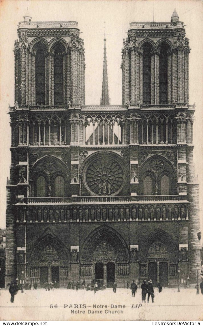 FRANCE  - Paris  - Notre Dame  - Animé - Carte Postale Ancienne - Paris (20)