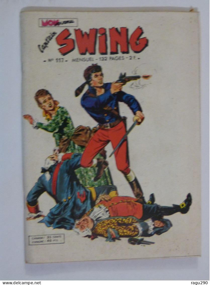 CAPTAIN SWING N° 117     éditions  MON JOURNAL - Captain Swing