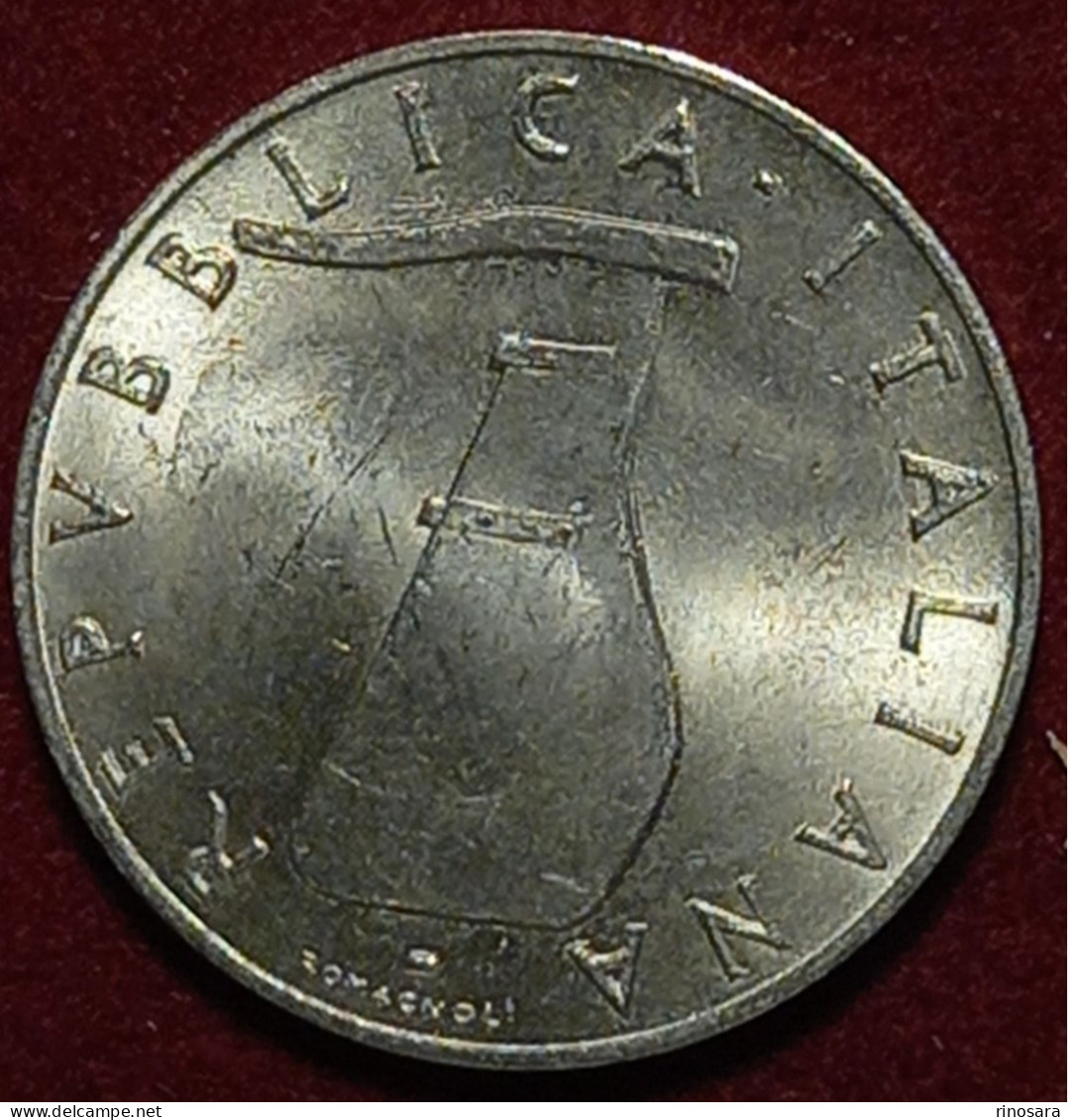 Variante Con Errore 5 Lire 1954 Firma Distante Repubblica Italiana - Varietà E Curiosità