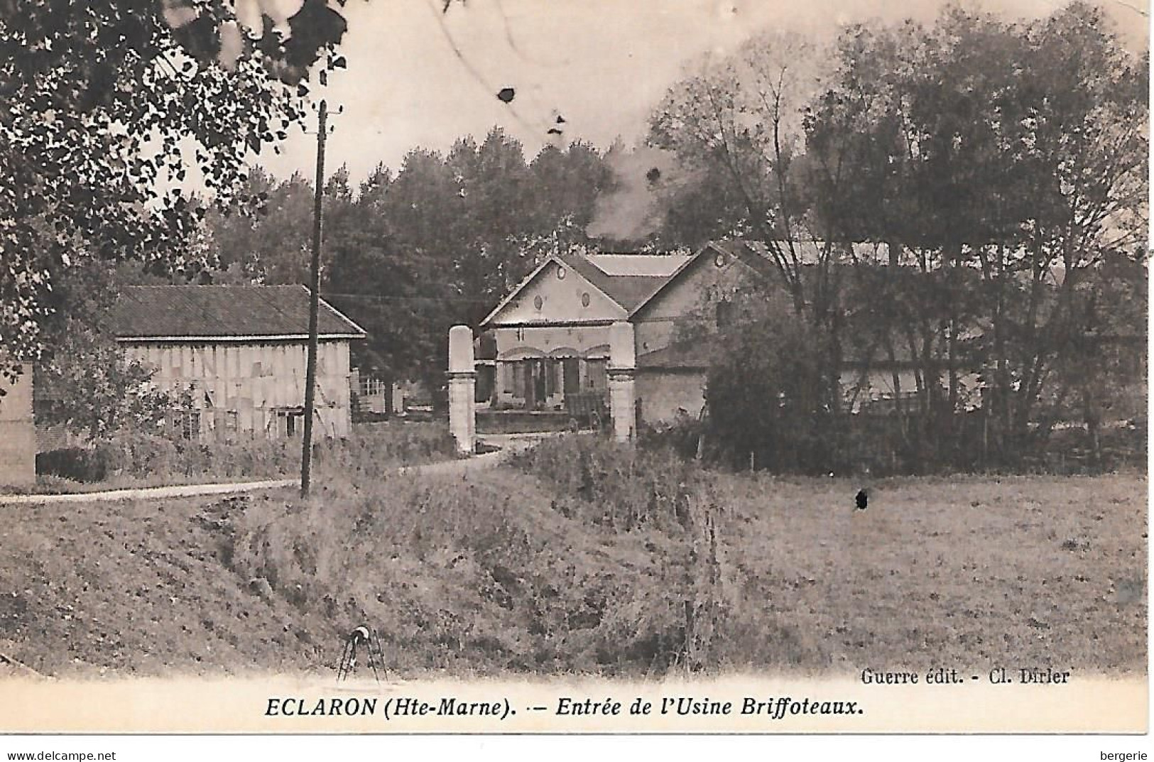 B/197               52   Eclaron     -   Entrée De L'usine Briffoteaux - Eclaron Braucourt Sainte Liviere