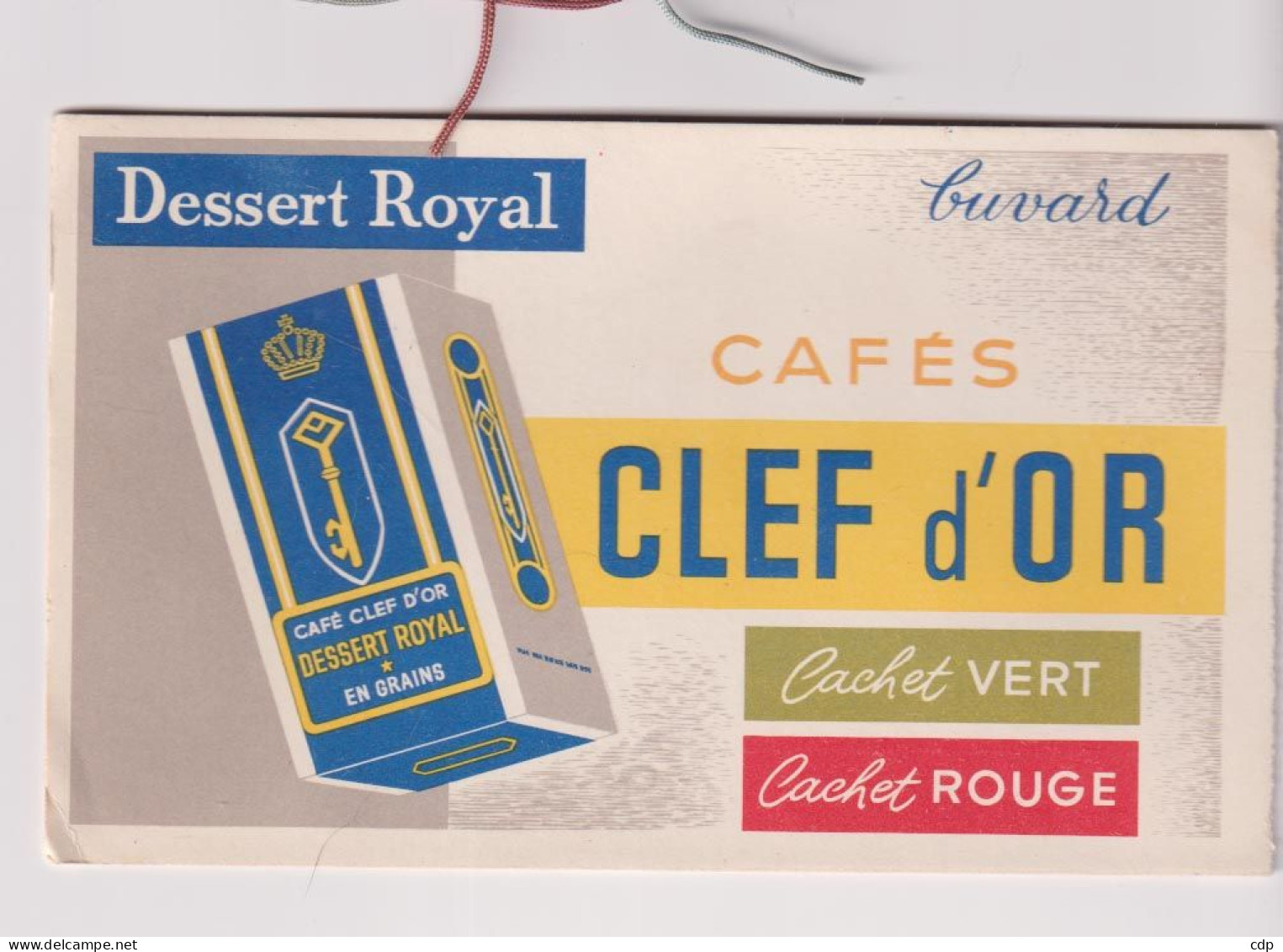 Buvard Cafés Clé D'or - Koffie En Thee