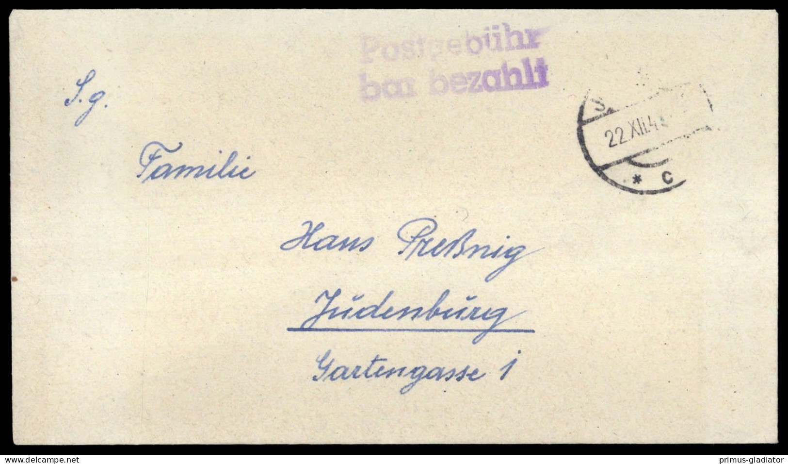 1947, Österreich, Brief - Matasellos Mecánicos
