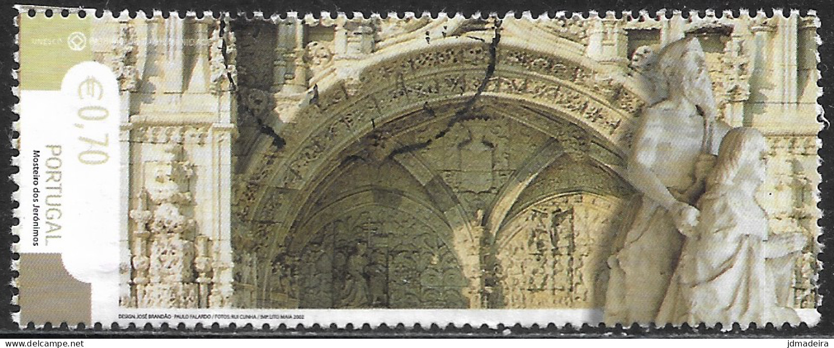 Portugal – 2002 World Heritage UNESCO 0,70 Used Stamp - Oblitérés