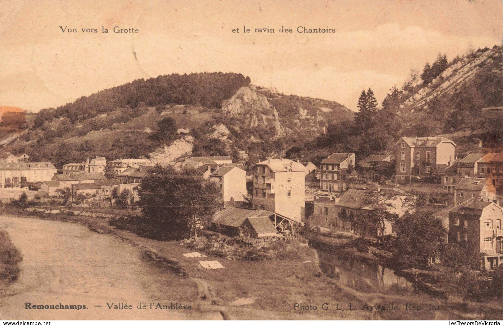 BELGIQUE  - Remouchamps - Vallée De L’Amblève - Vue De La Grotte - Le Ravin Des Chantoirs - Carte Postale Ancienne - Aywaille