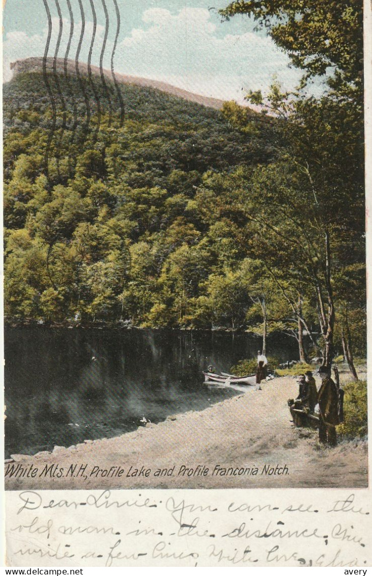 White Mountains, New Hampshire Profile Lake And Profile, Franconia Notch - White Mountains