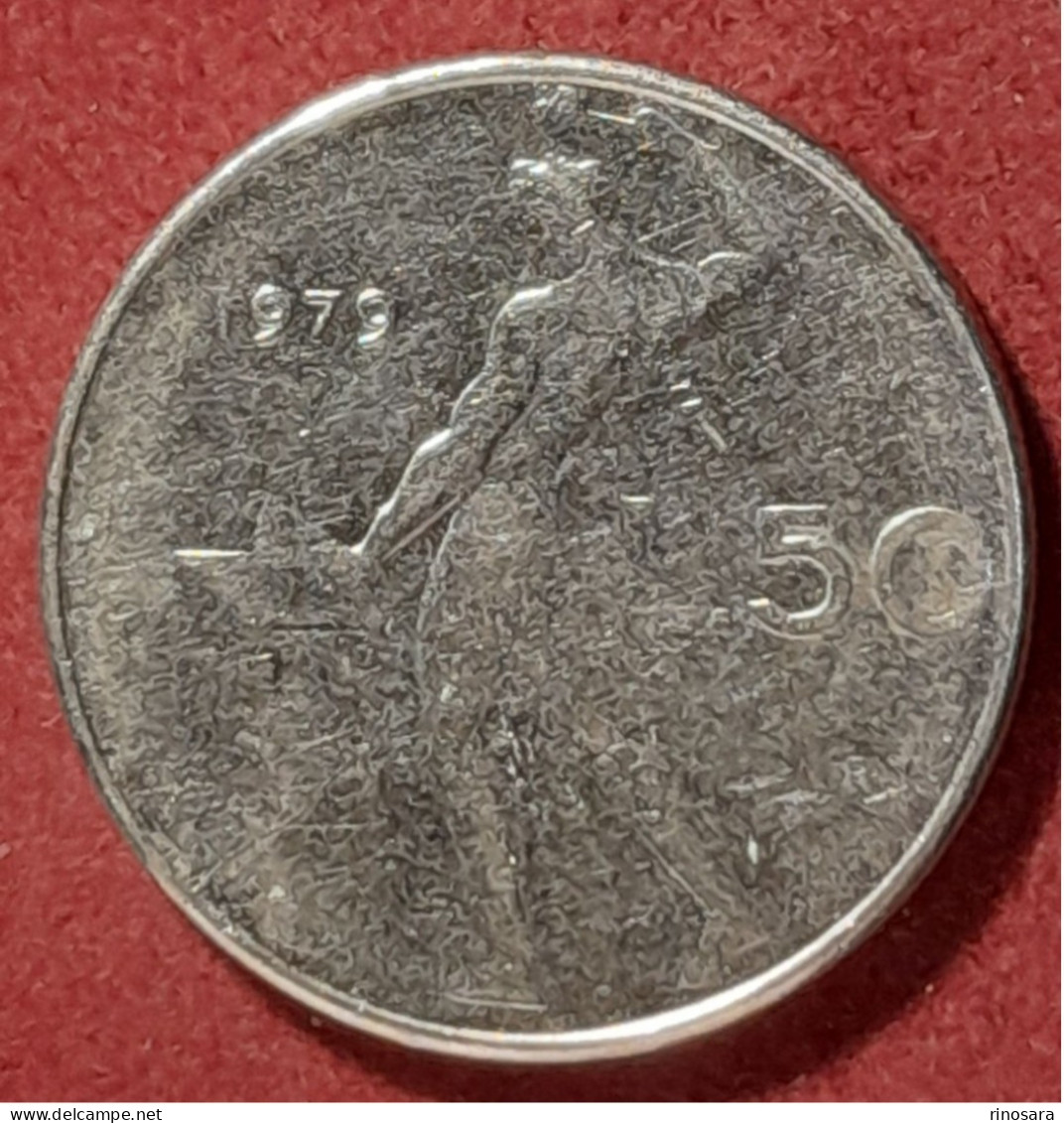 Errore Di Conio 50 Lire 1979 Repubblica Italiana - 50 Lire