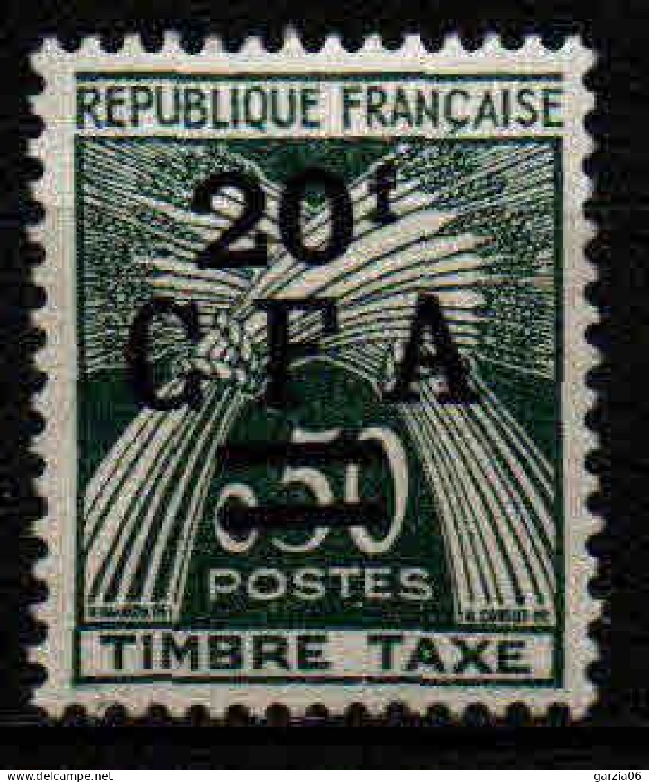 Réunion Cfa - 1962 - DOM TOM - Tb Taxe N°  47   - Neufs * - MLH - Timbres-taxe