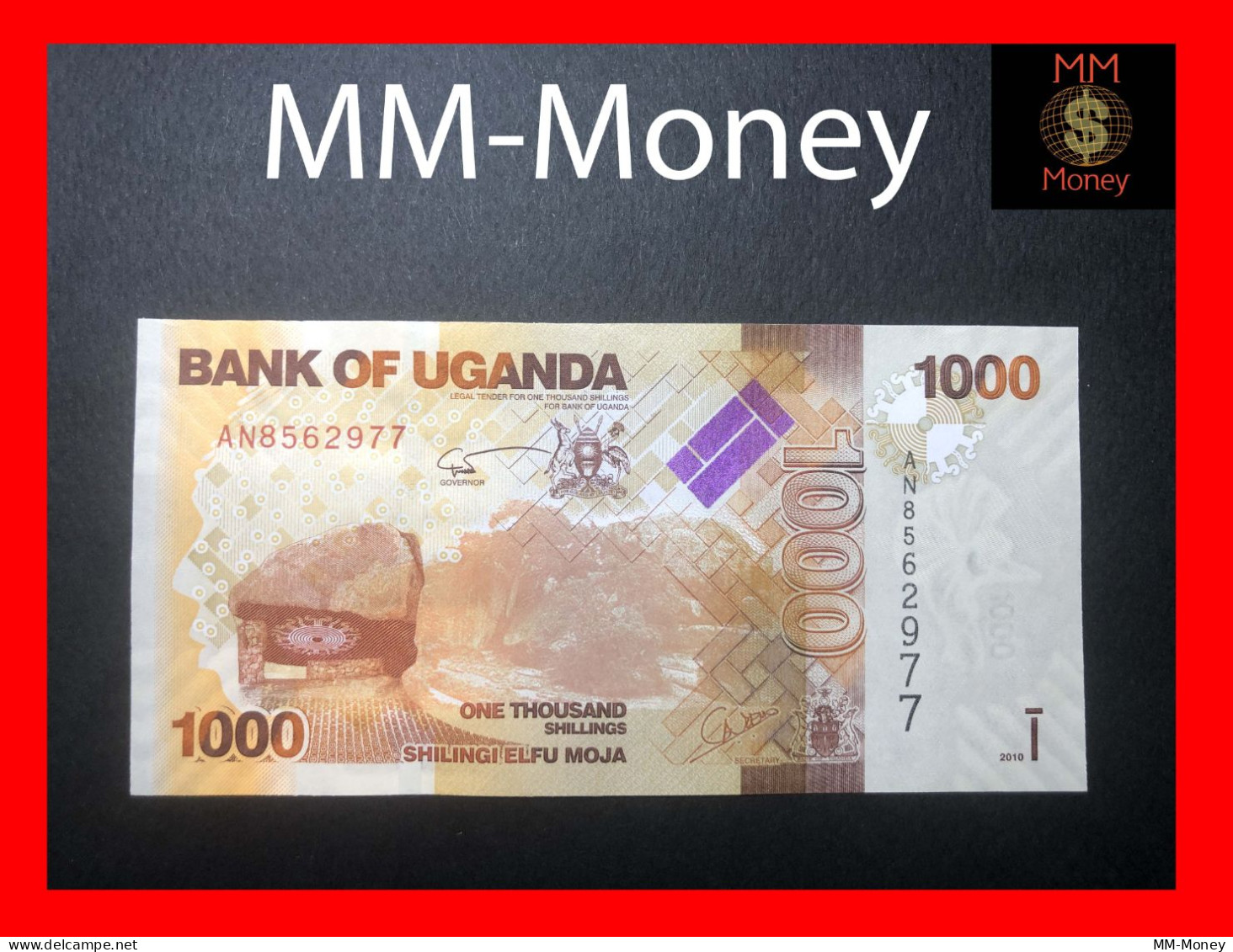 UGANDA 1.000 1000 Shillings  2010     P. 49  UNC - Ouganda