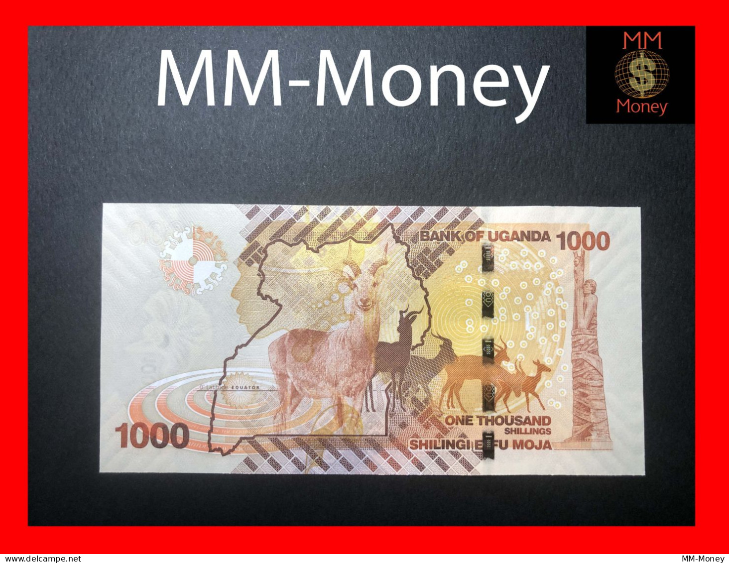 UGANDA 1.000 1000 Shillings  2010     P. 49  UNC - Ouganda